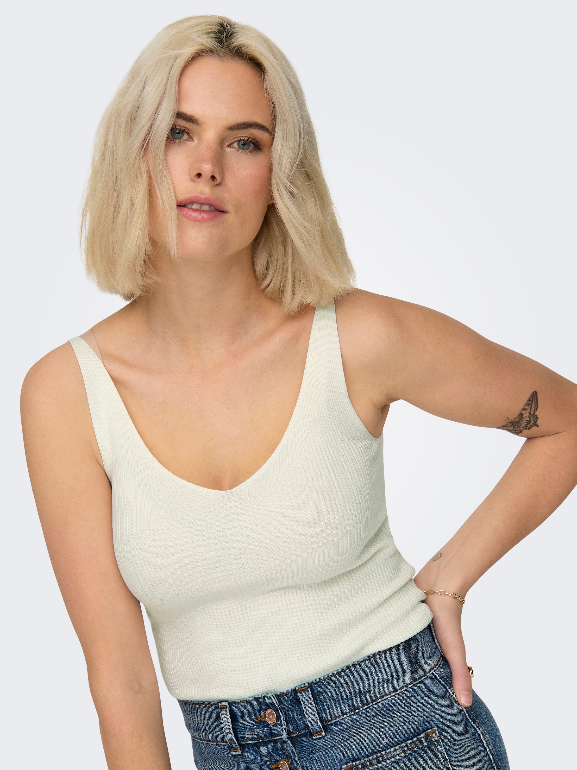 JDY Stricktop »JDYNANNA S/L TOP KNT NOOS«