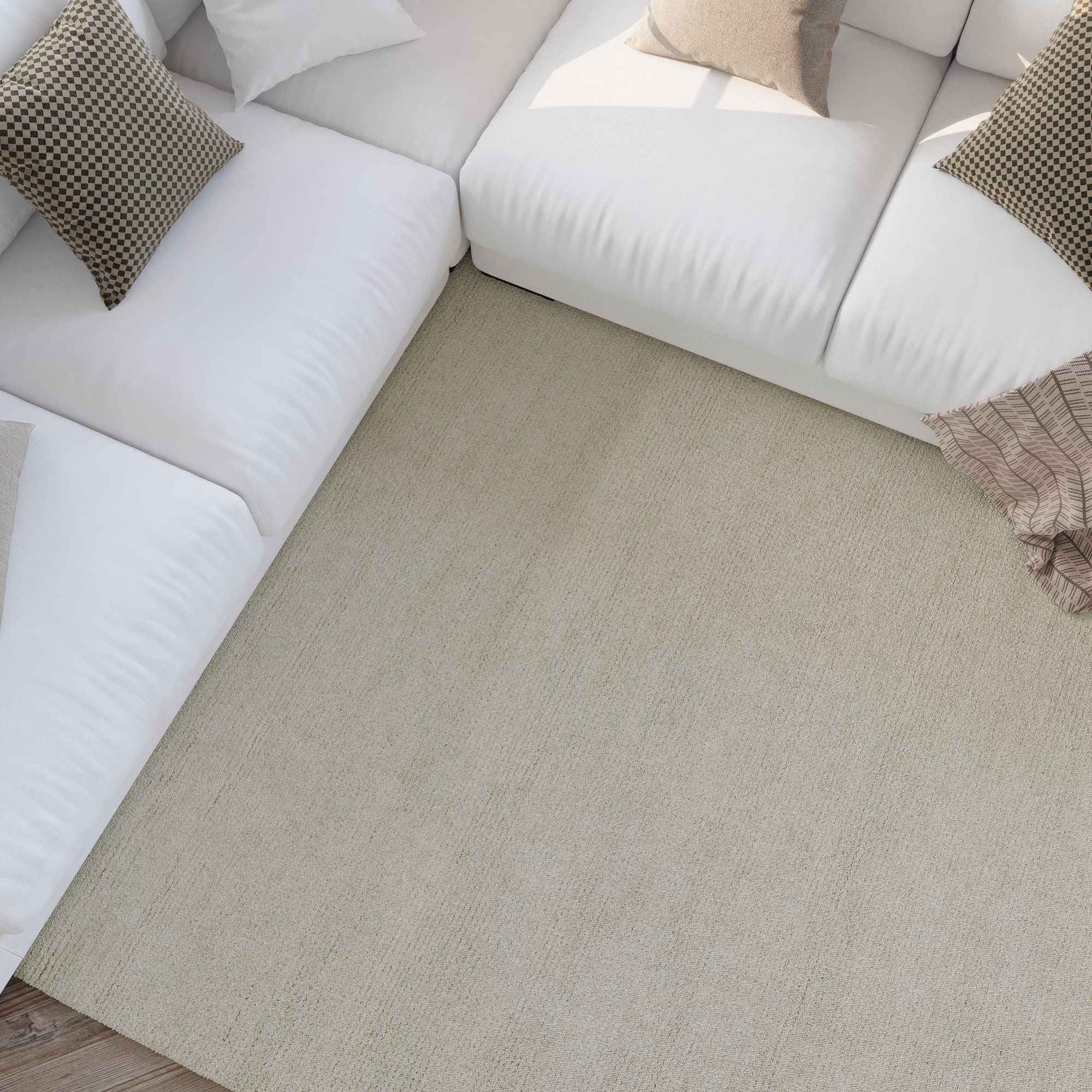 Wecon home Teppich »Hamptons THIRTYTWO«, rechteckig, 15 mm Höhe, Läufer, Kurzflor, Wohnzimmer, Schlafzimmer, elegant, robust, Linien