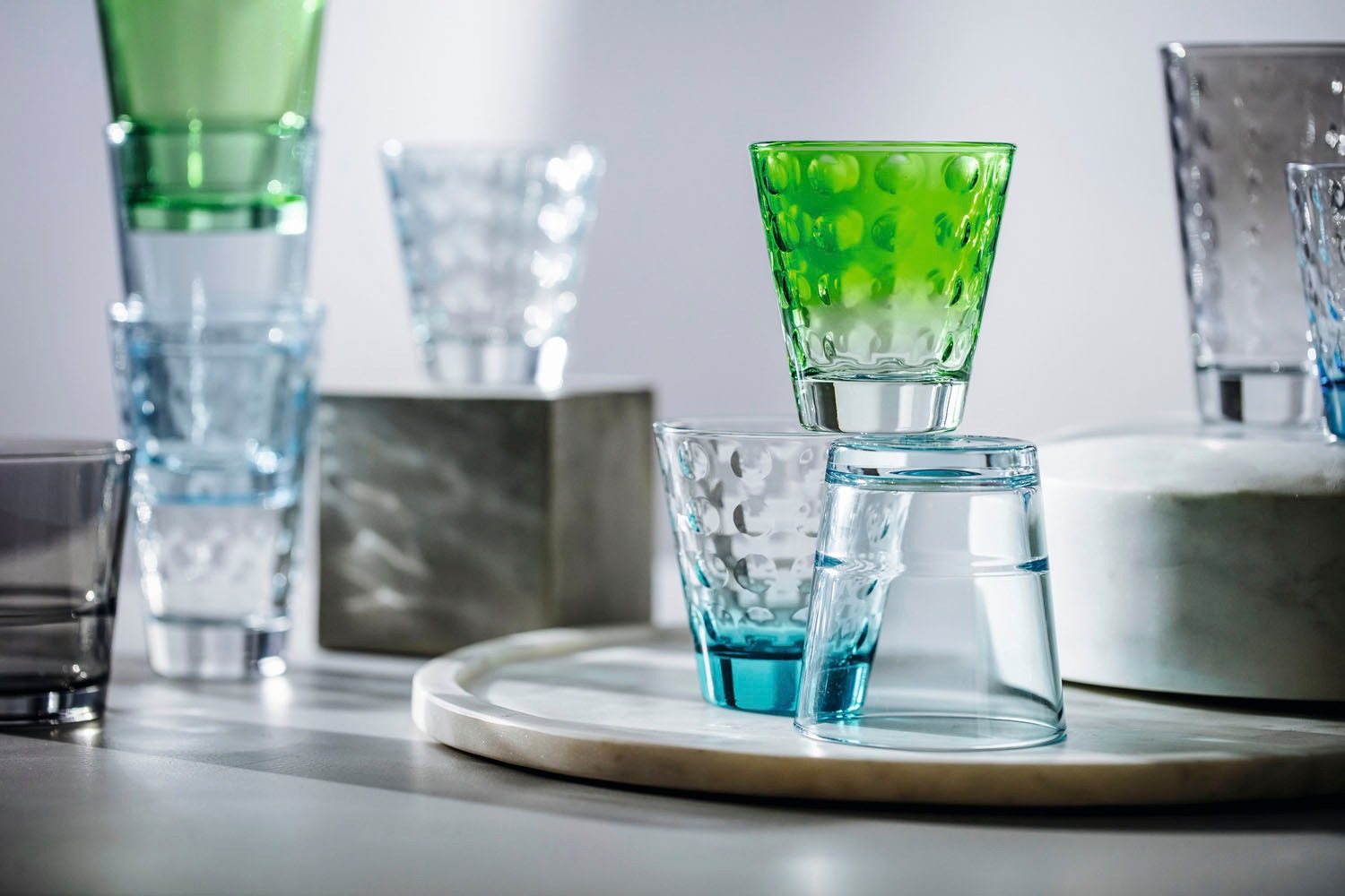 LEONARDO Gläser-Set »OPTIC«, (Set, 6 tlg.), 215 ml, 6-teilig