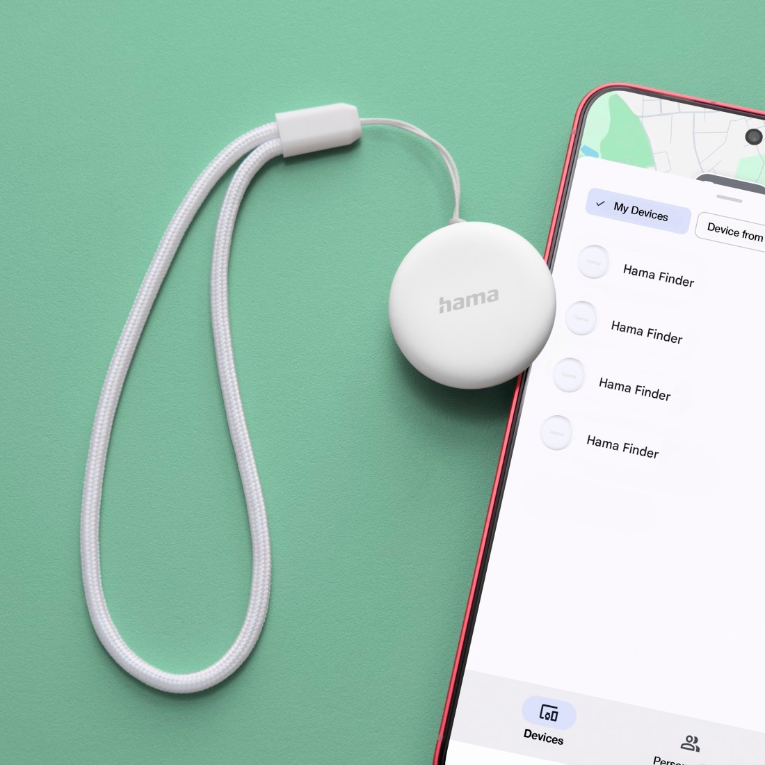 Hama GPS-Tracker »Schlüsselfinder für Android „Mein Gerät finden“-App (Bluetooth, Alarm)« AirTag Alternative, Tracker
