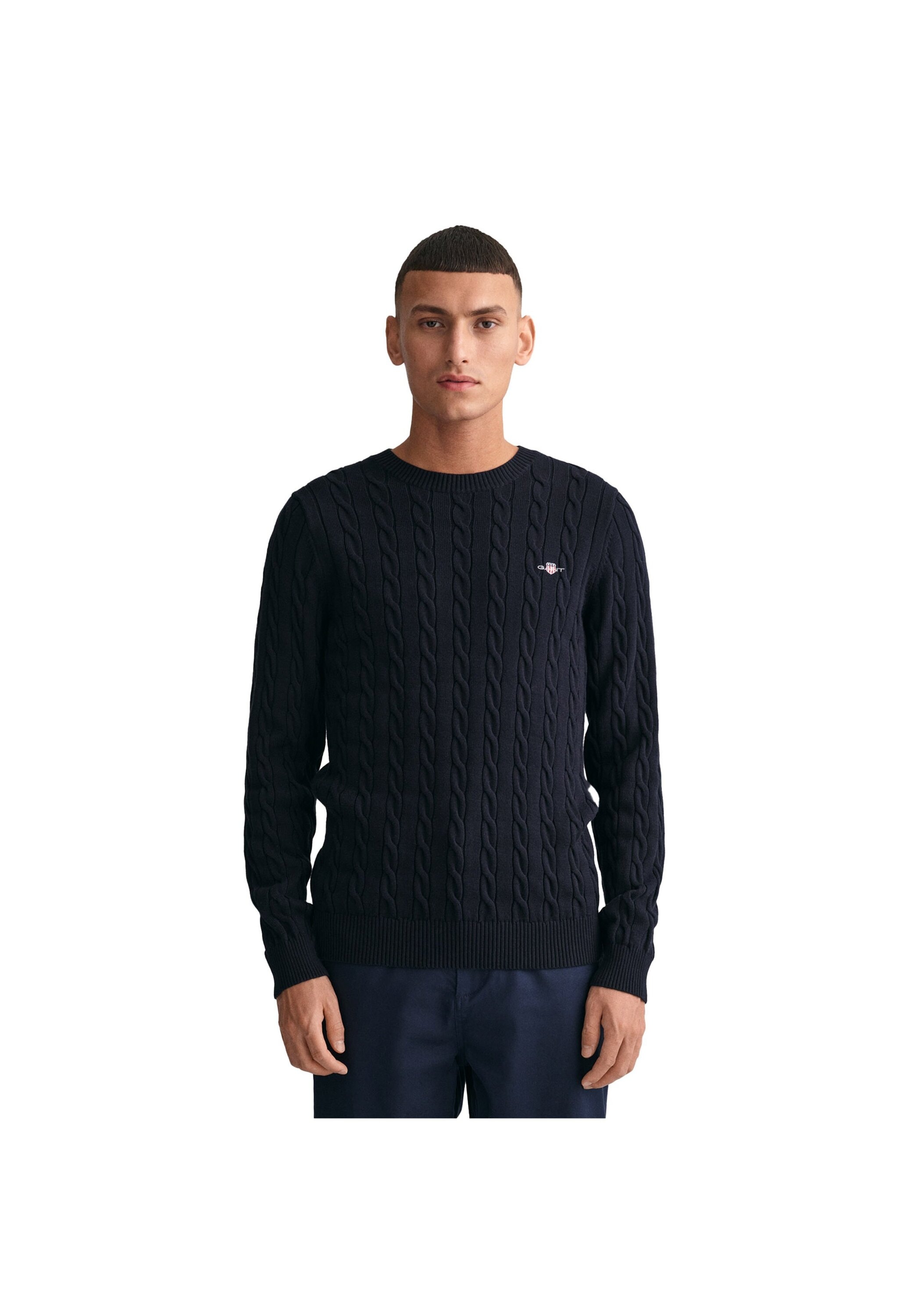 Gant Sweater »Strickpullover COTTON CABLE C-NECK«
