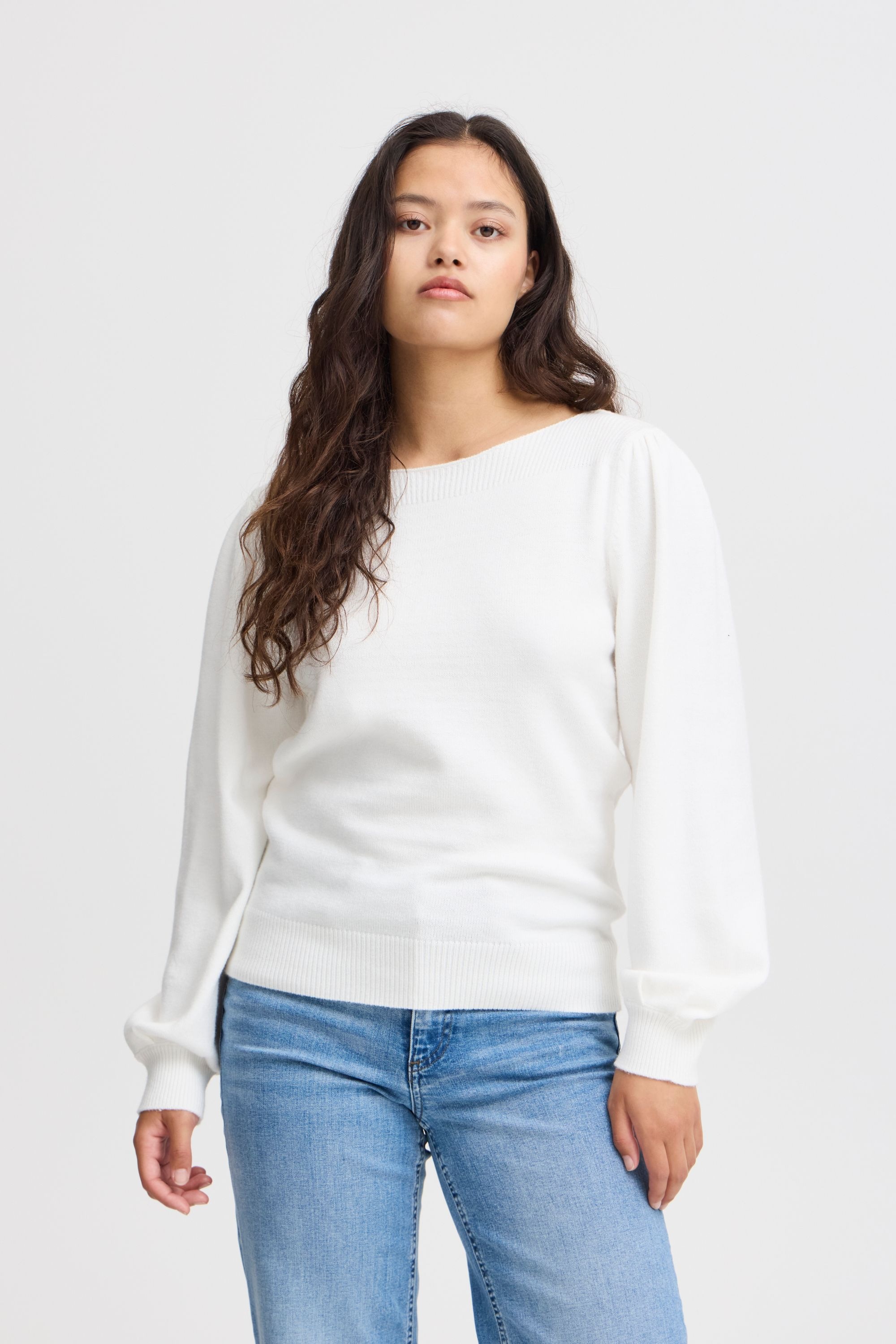 Ichi Strickfleece-Pullover »Strickpullover IHVIRELLE LS«