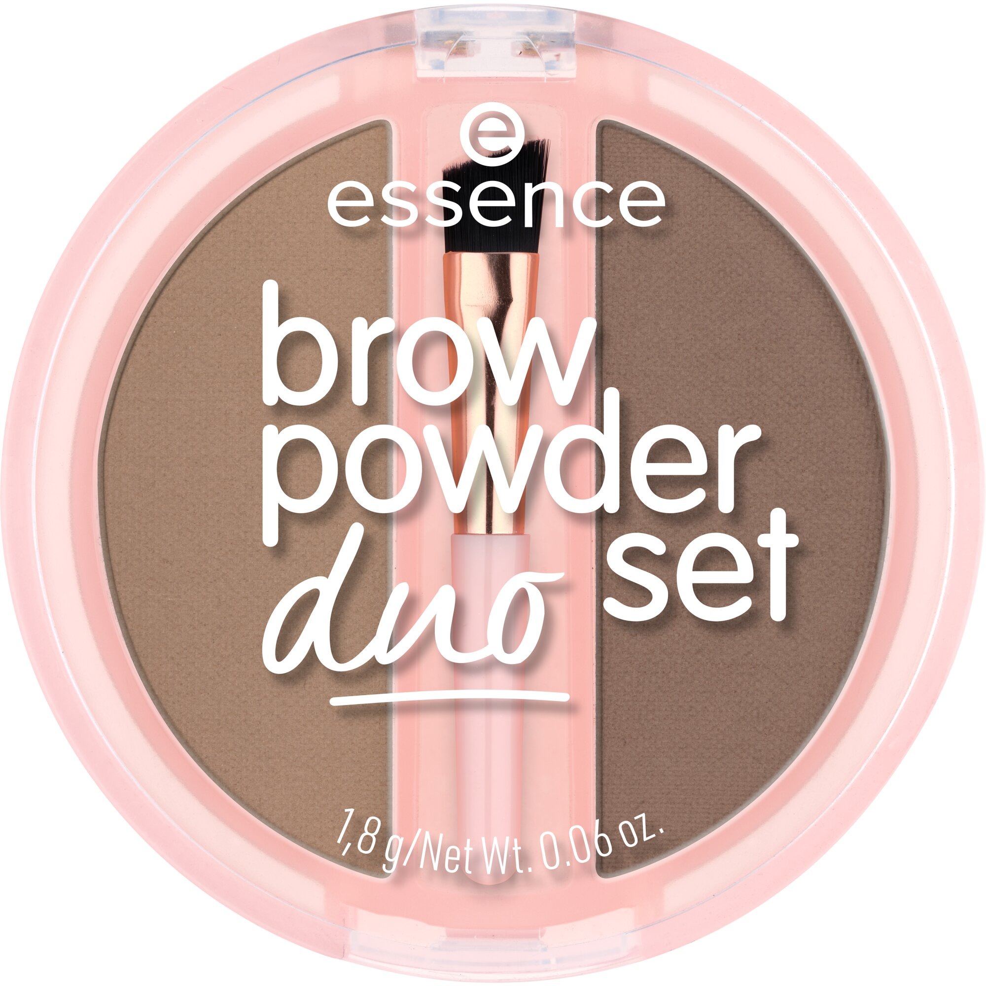 Essence Augenbrauen-Puder »brow powder duo set«, (Set, 3 tlg.)