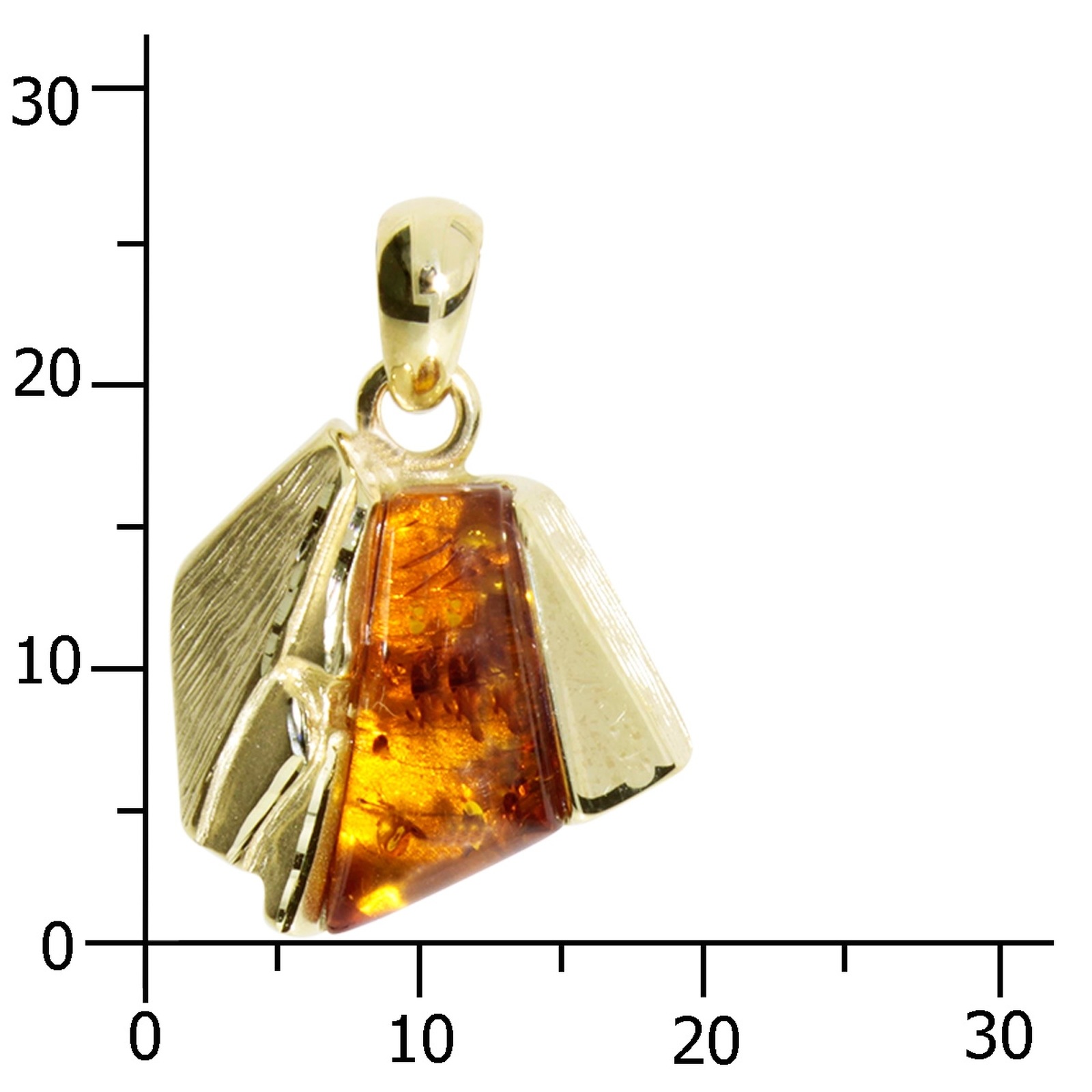 OSTSEE-SCHMUCK Kettenanhänger »- Mette - Gold 333/000 - Bernstein«