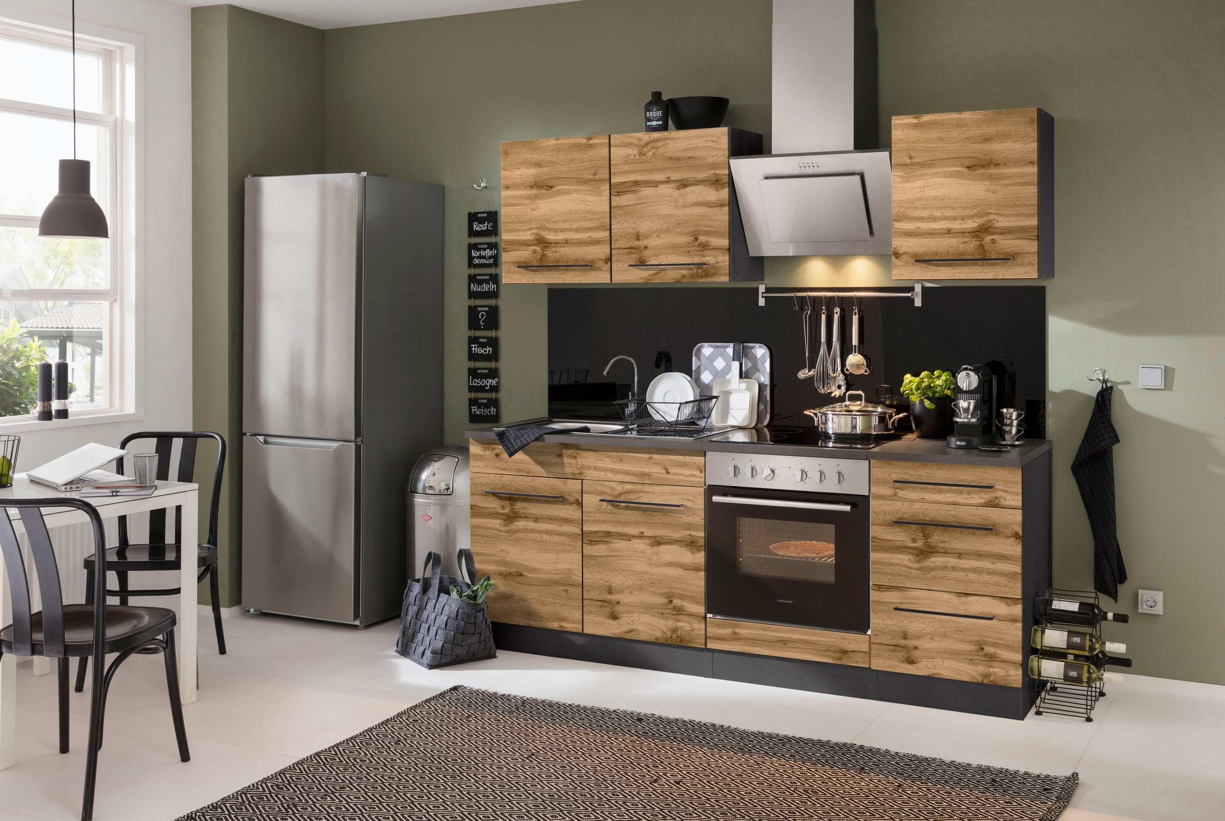 KOCHSTATION Herdumbauschrank »KS-Tulsa« 60 cm breit, für Einbau-Herdset