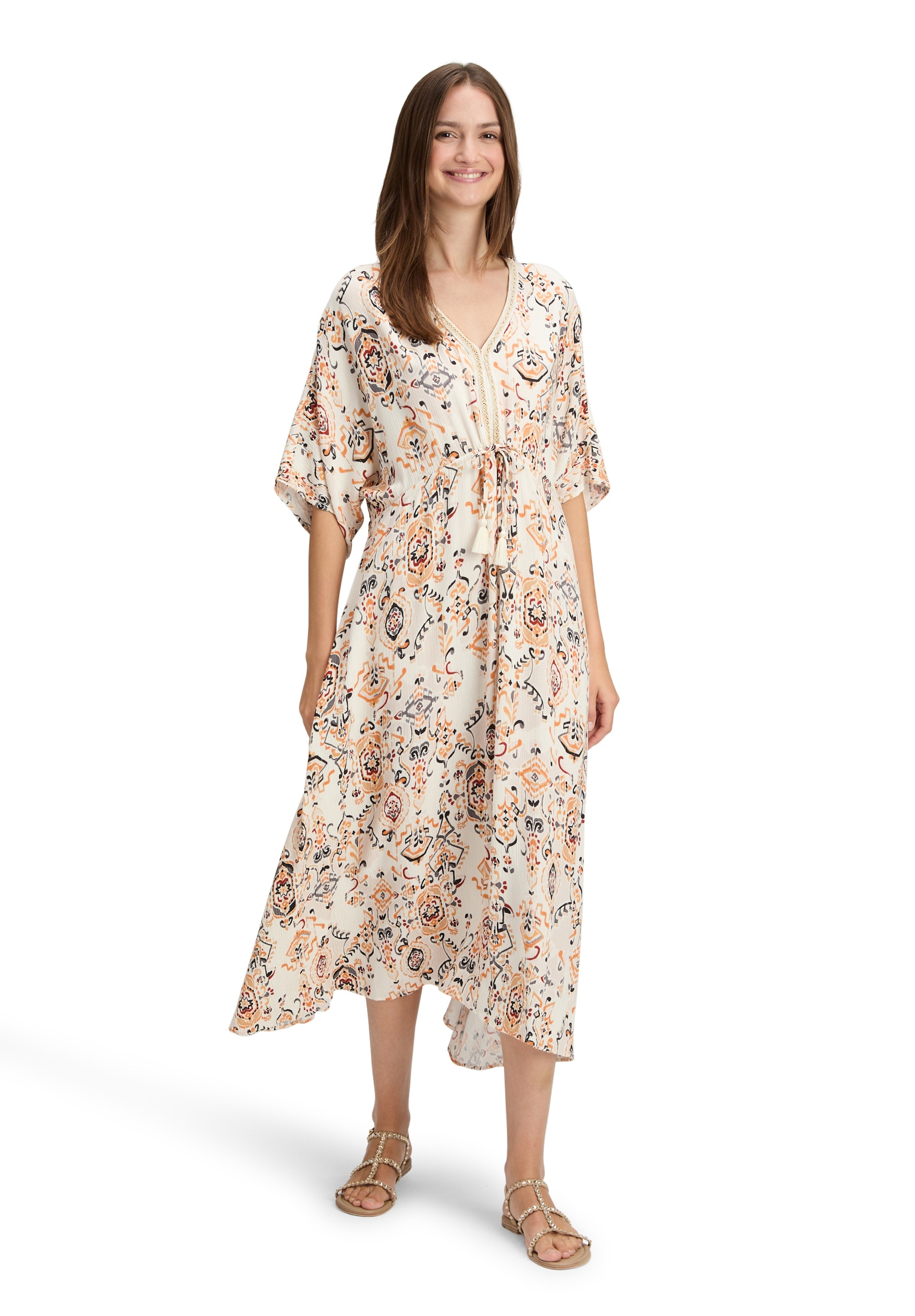 Betty&Co Midikleid »Stufenkleid mit Print«