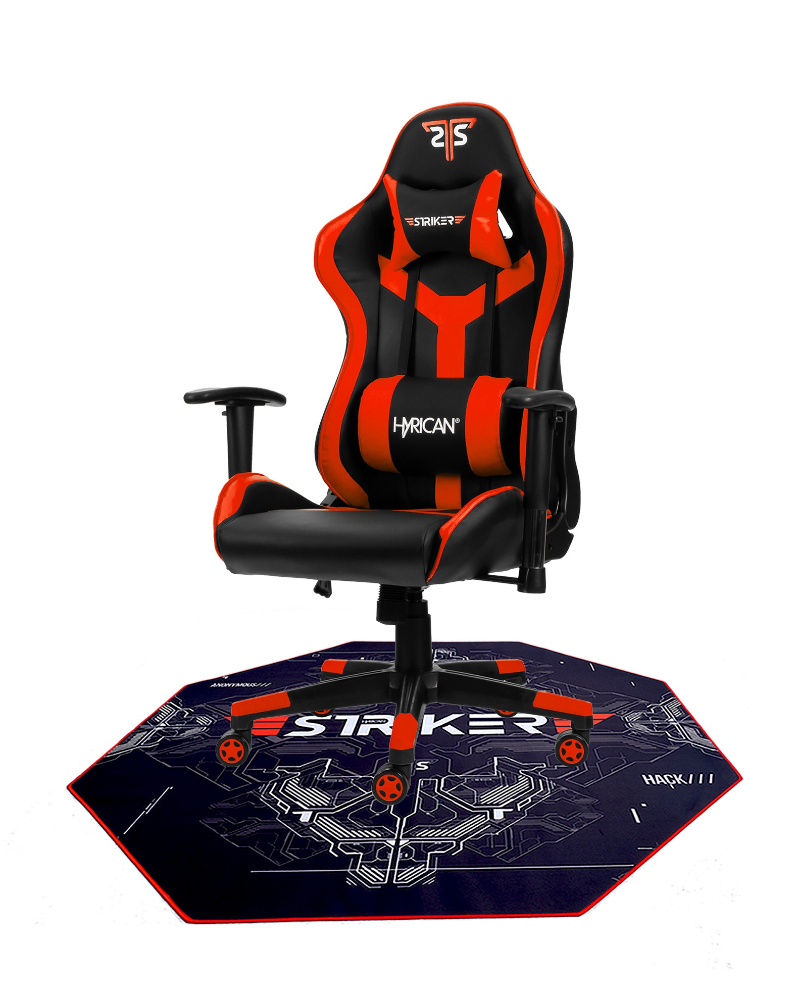 Gaming-Stuhl »Striker Gaming-Stuhl "Copilot" Gamingstuhl + Stuhlunterlage«,...