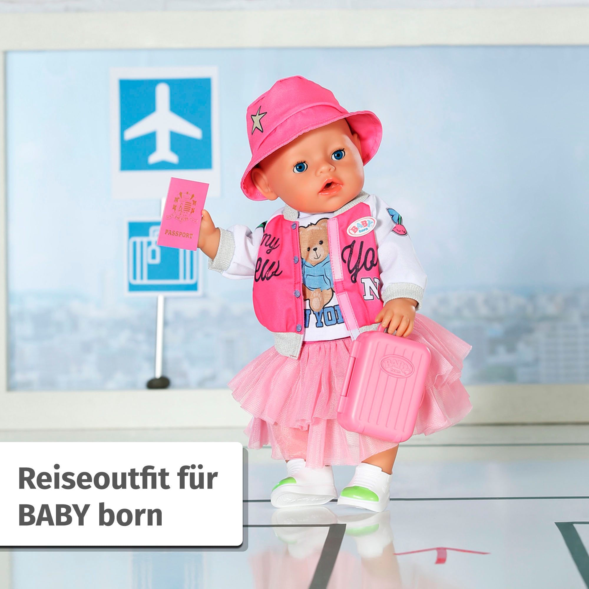 Baby Born Puppenkleidung »Deluxe Reiseoutfit, 43cm«