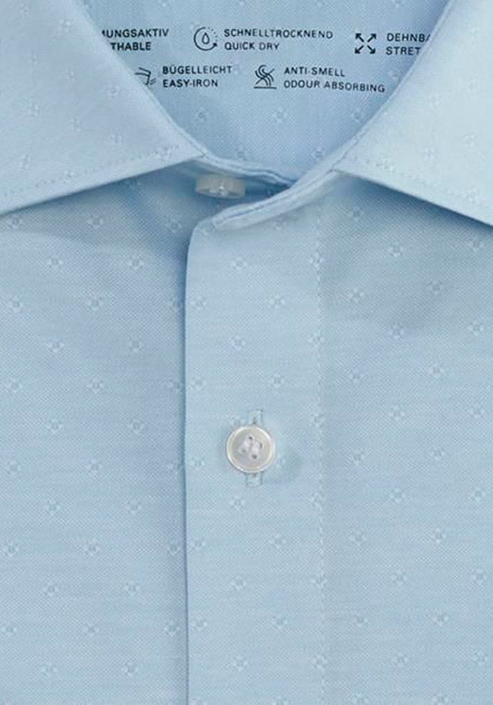 OLYMP Langarmhemd »No. Six 24/Seven super slim Jerseyhemd«