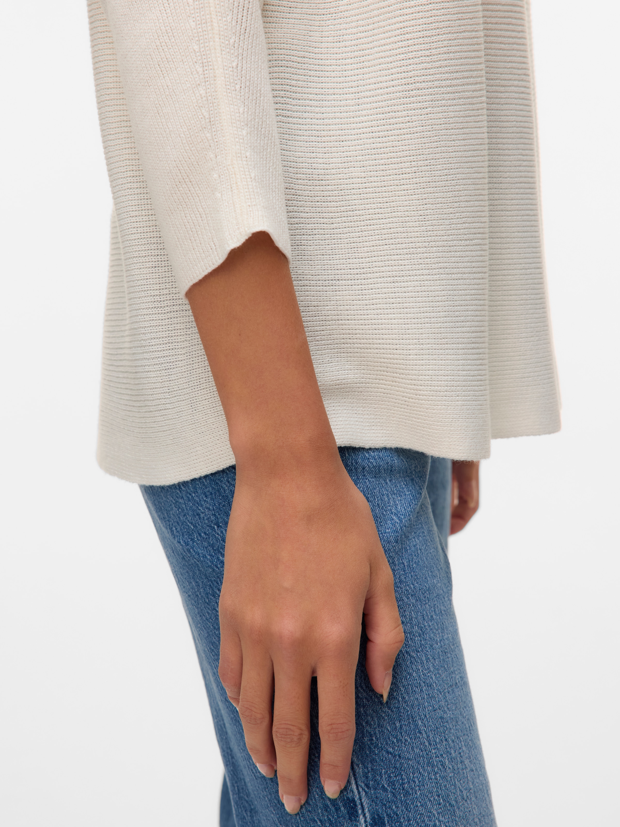 Vero Moda 3/4 Arm-Pullover »VMNORA 3/4 BOATNECK BLOUSE NOOS« mit Fledermausärmeln