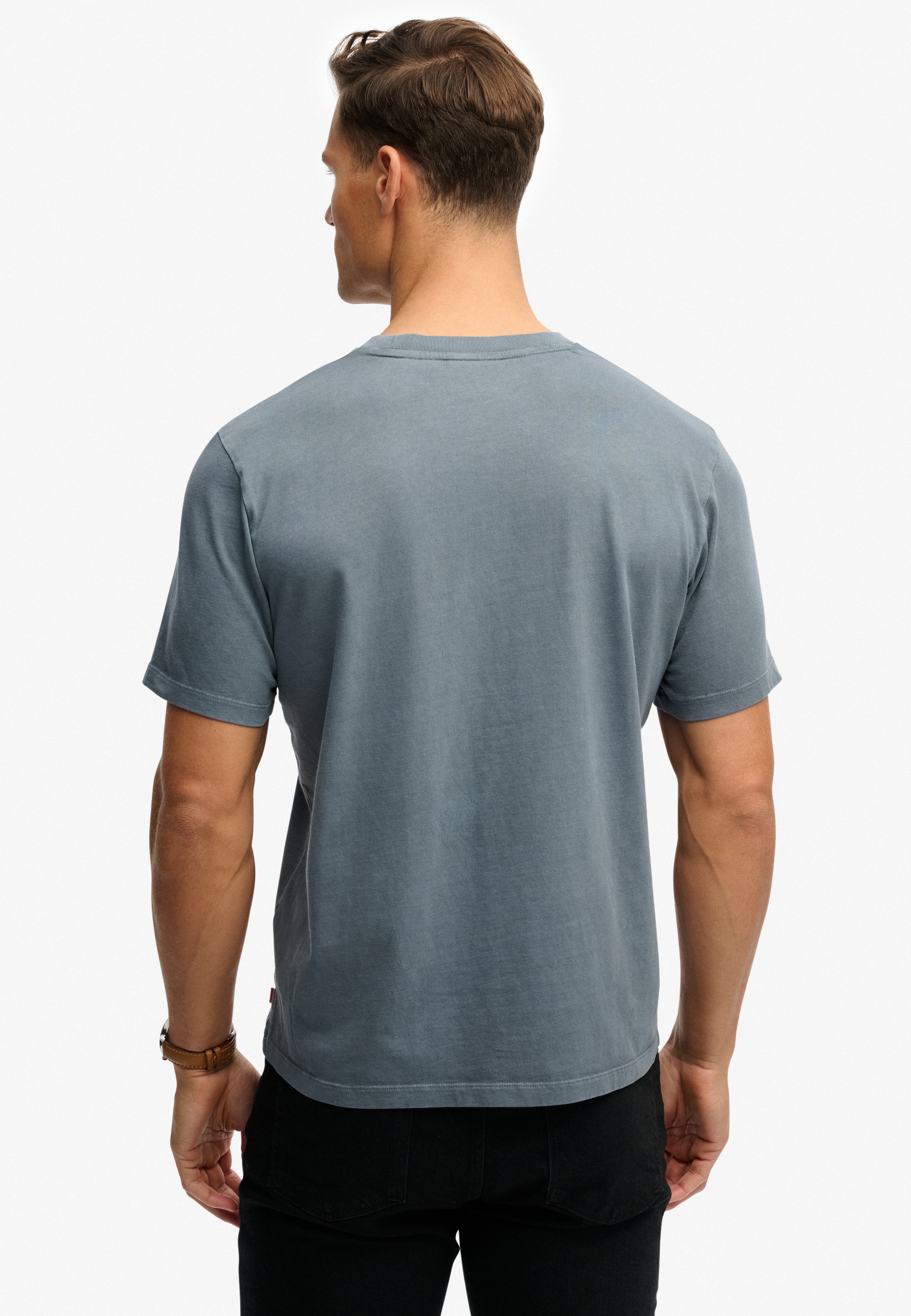 Superdry Rundhalsshirt »MICRO LOGO TSHIRT« mit Micro-Marken-Logo