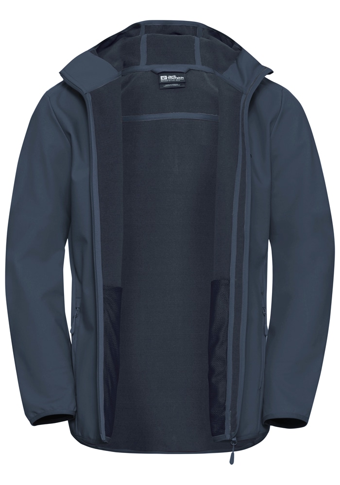 Jack Wolfskin Softshelljacke »BORNBERG HOODY M«, mit Kapuze