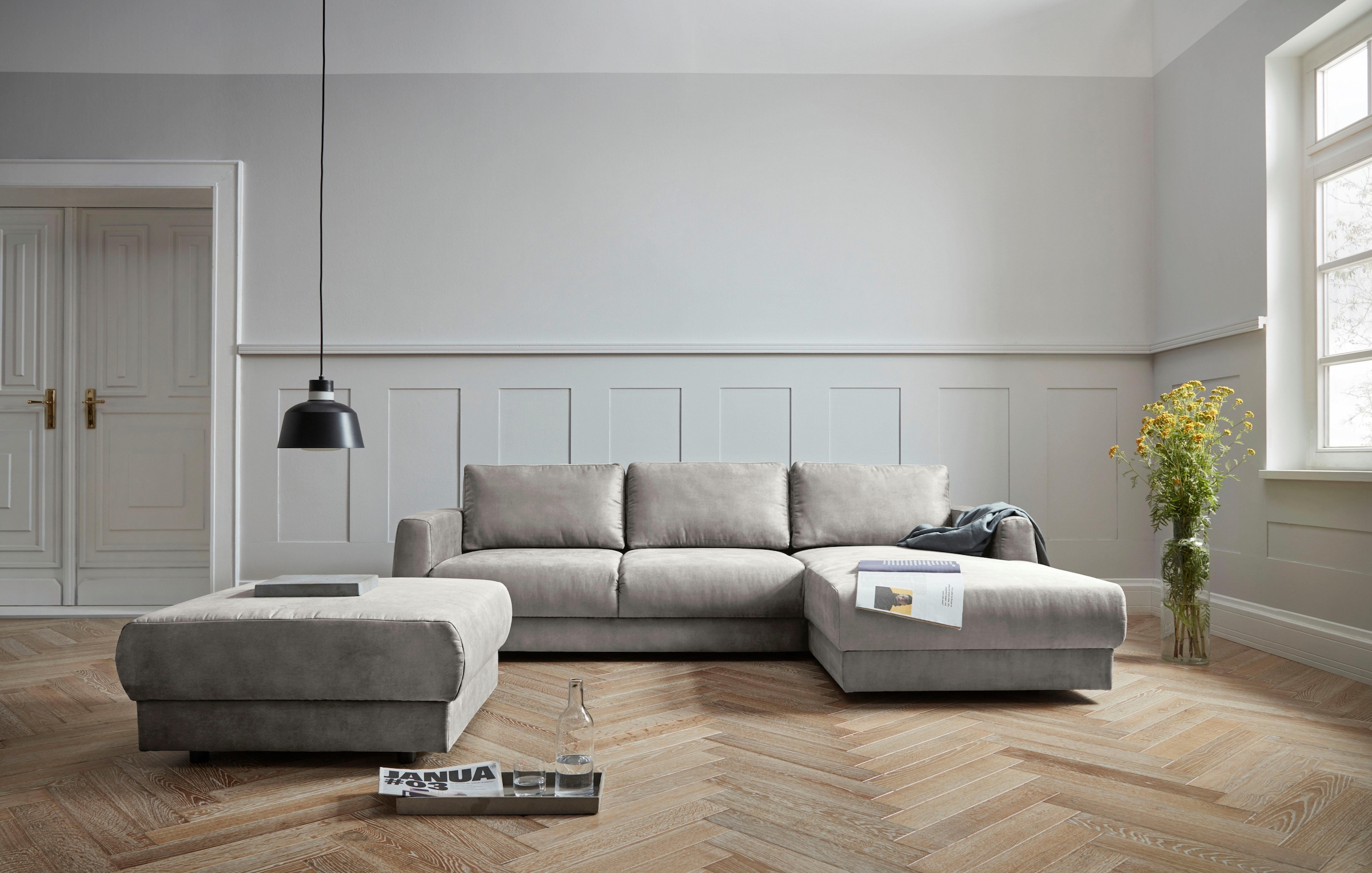 andas Ecksofa »Hobro L-Form« in 3 Bezugsqualitäten in vielen Farben, Design by Morten Georgsen