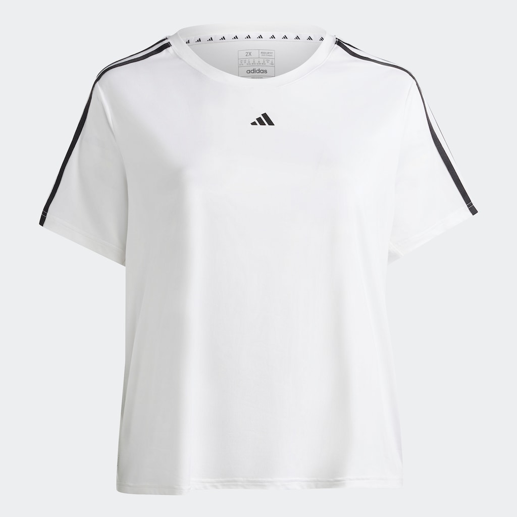 adidas Performance T-Shirt »AEROREADY TRAIN ESSENTIALS 3-STREIFEN – GROSSE GRÖSSEN«