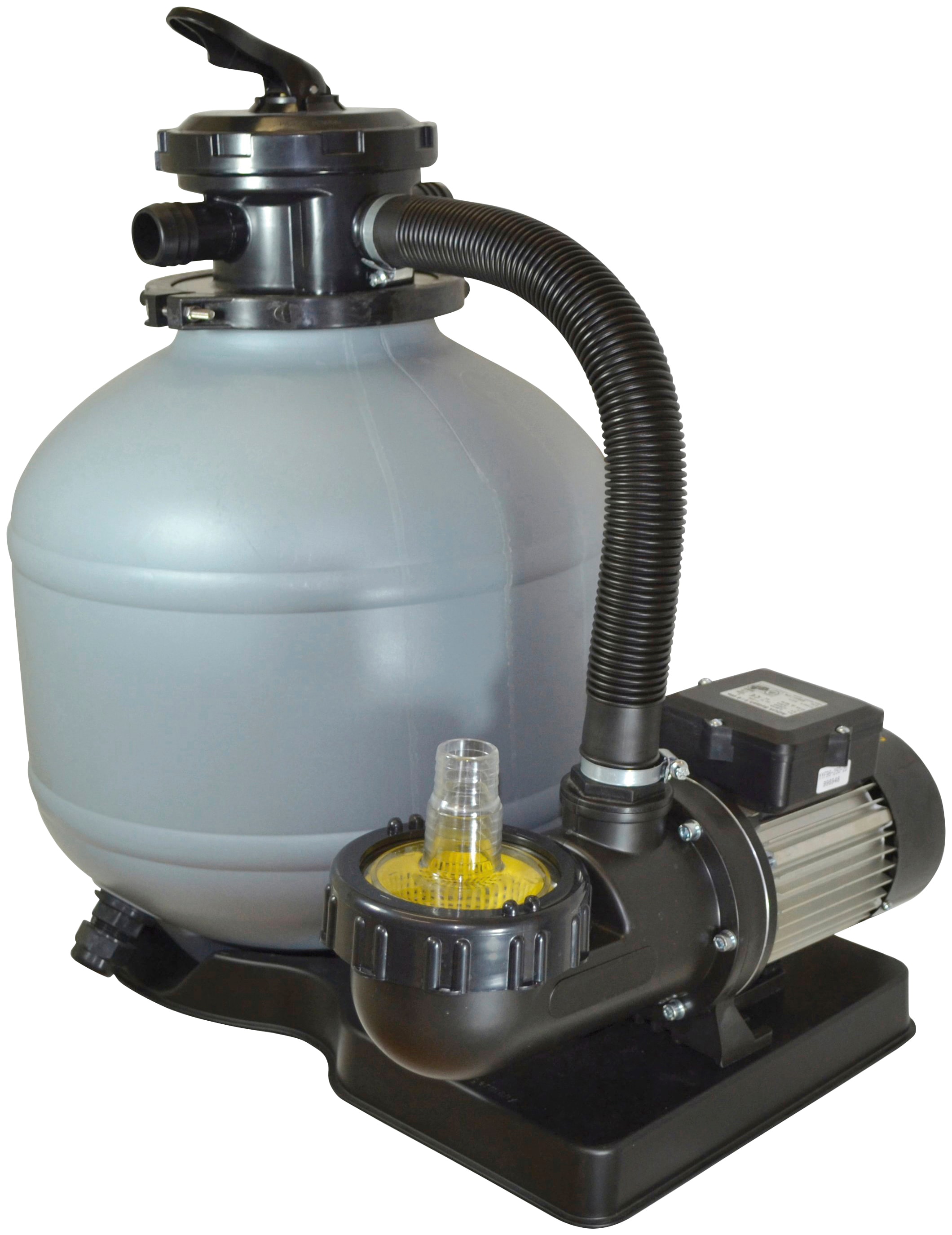 KWAD Rundpool »Wood Design, inkl. Sicherheitsleiter und Zubehör« 5-tlg., H: 132 cm, sandfarbene Innenfolie