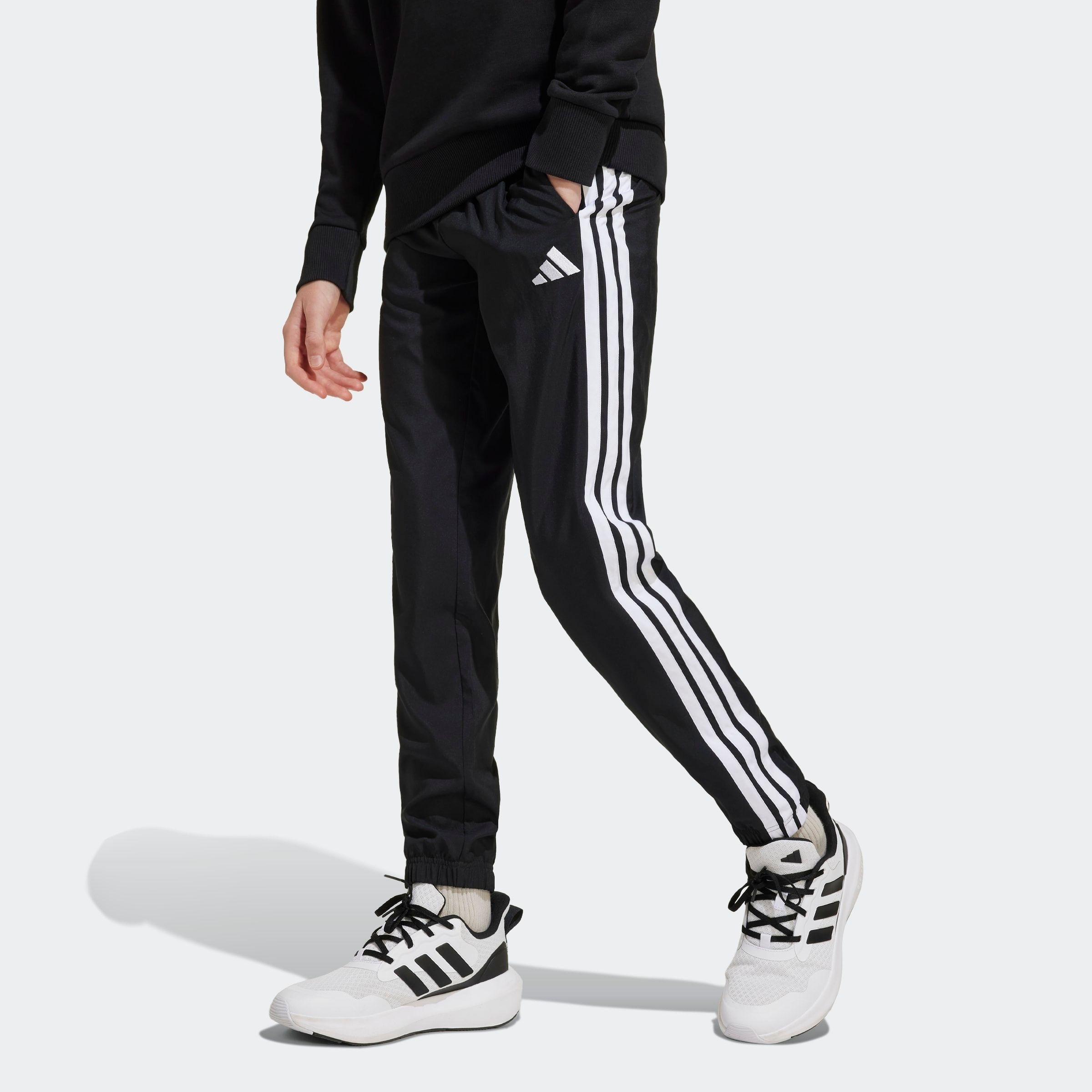 Adidas Sportswear Sporthose »J 3S WV PT« in schwarz-weiß, Größe 140