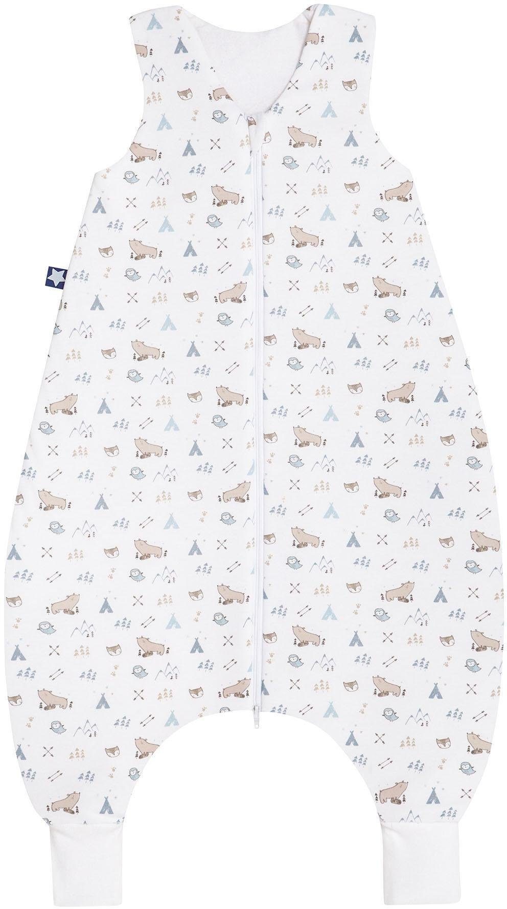 Julius Zöllner Babyschlafsack, mit Beinen Jersey Jumper Nordic Bear