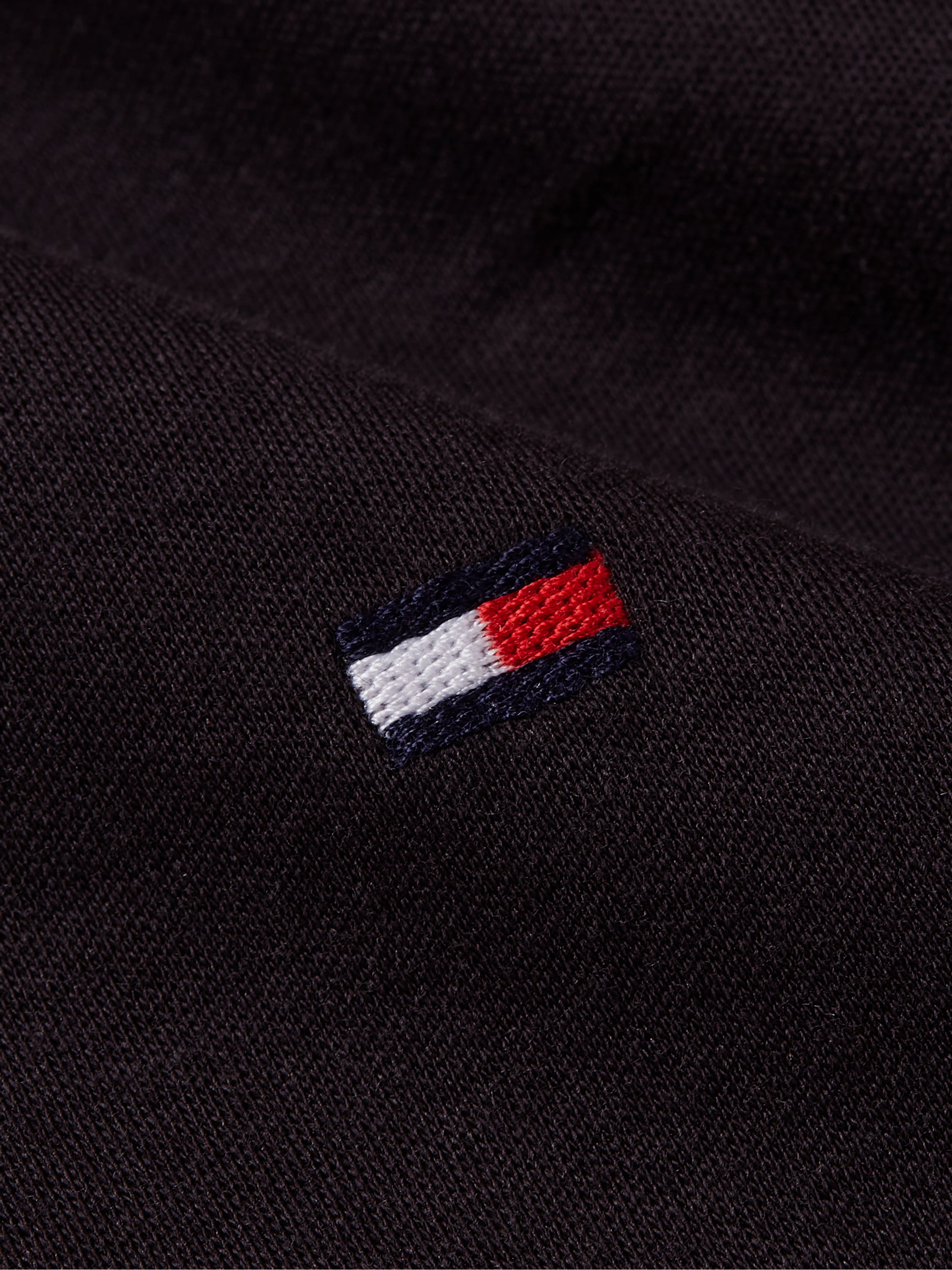 Tommy Hilfiger Langarm-Poloshirt »L/S LIQUID COTTON REG POLO mit Jersey und Markenlabel«, unifarben, casual, regular fit, Baumwolle, Polokragen