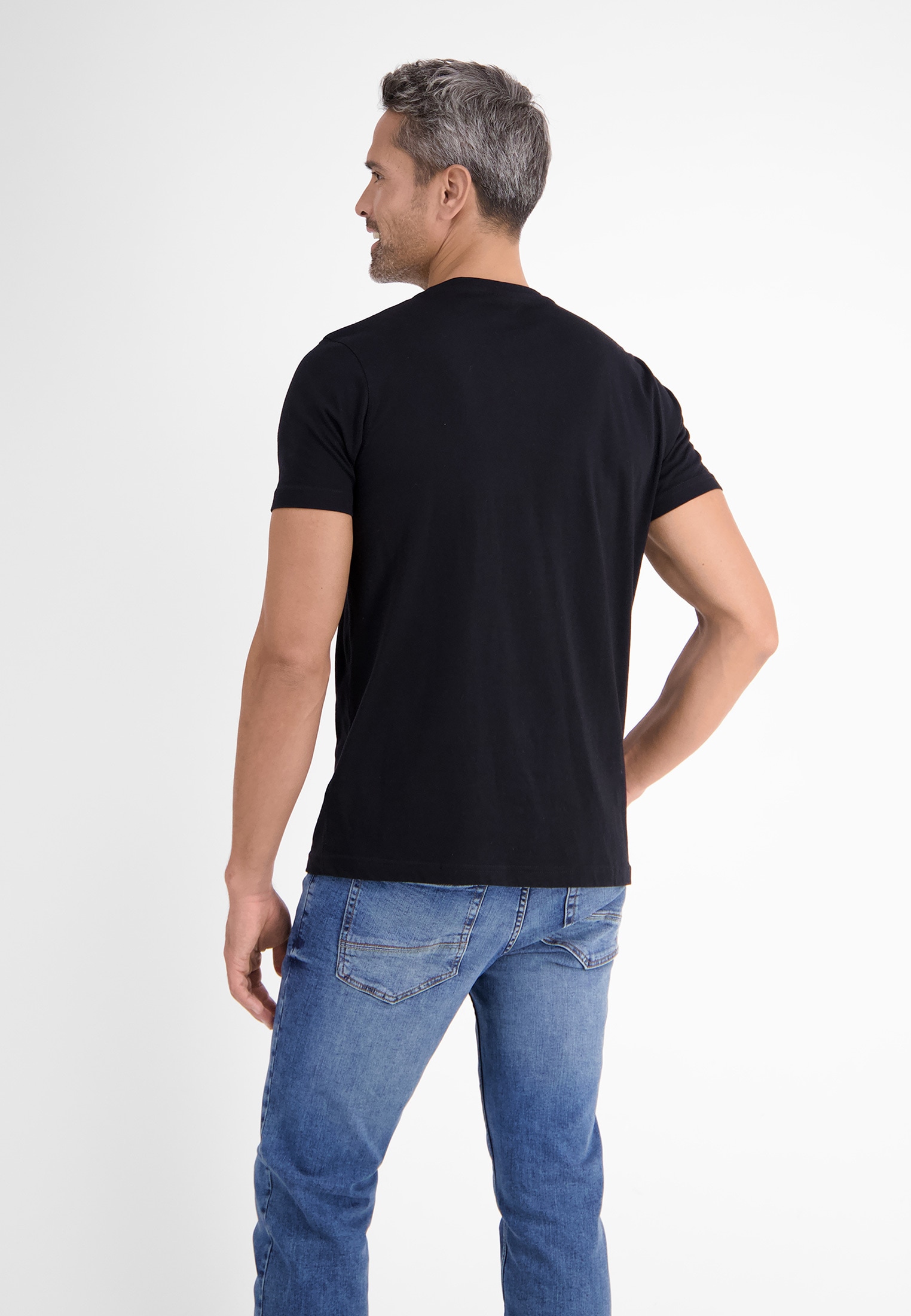 LERROS T-Shirt »LERROS Doppelpack T-Shirt Rundhals in Premium Baumwollqualität«