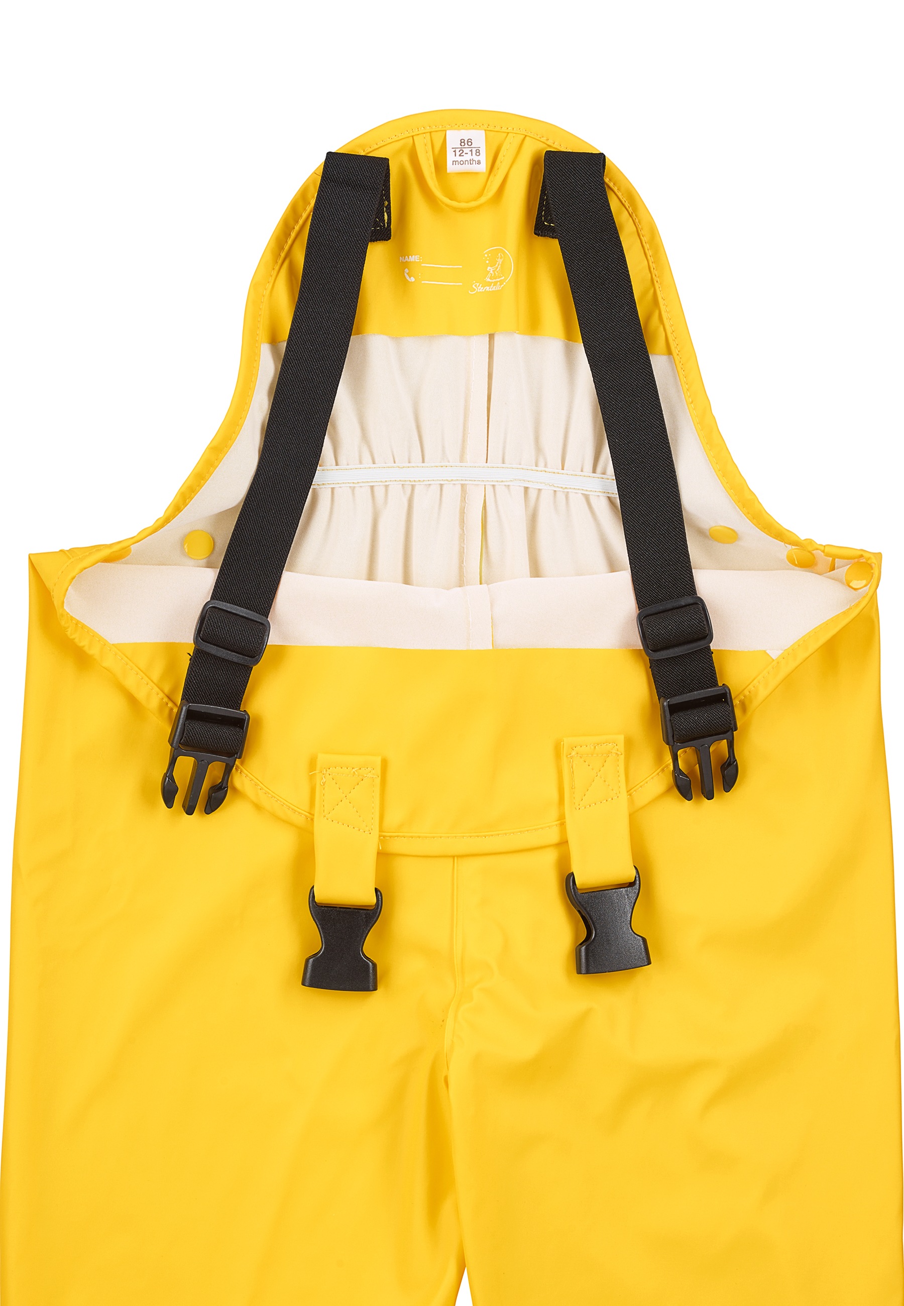 Sterntaler® Regenhose »Regenträgerhose ungefüttert uni«