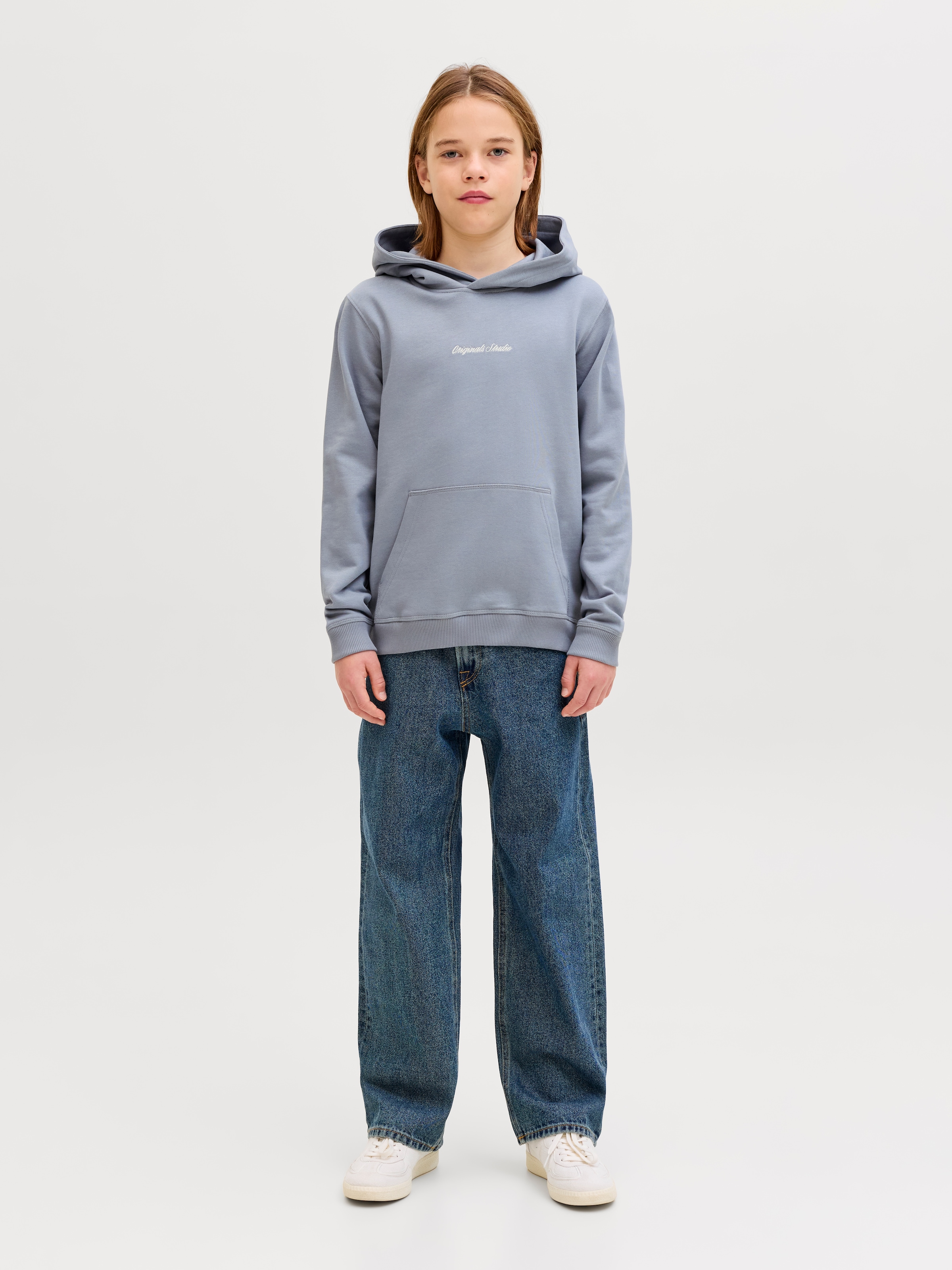 Jack & Jones Junior Kapuzensweatshirt »JORNORREBRO EMB SWEAT HOOD NOOS JNR«
