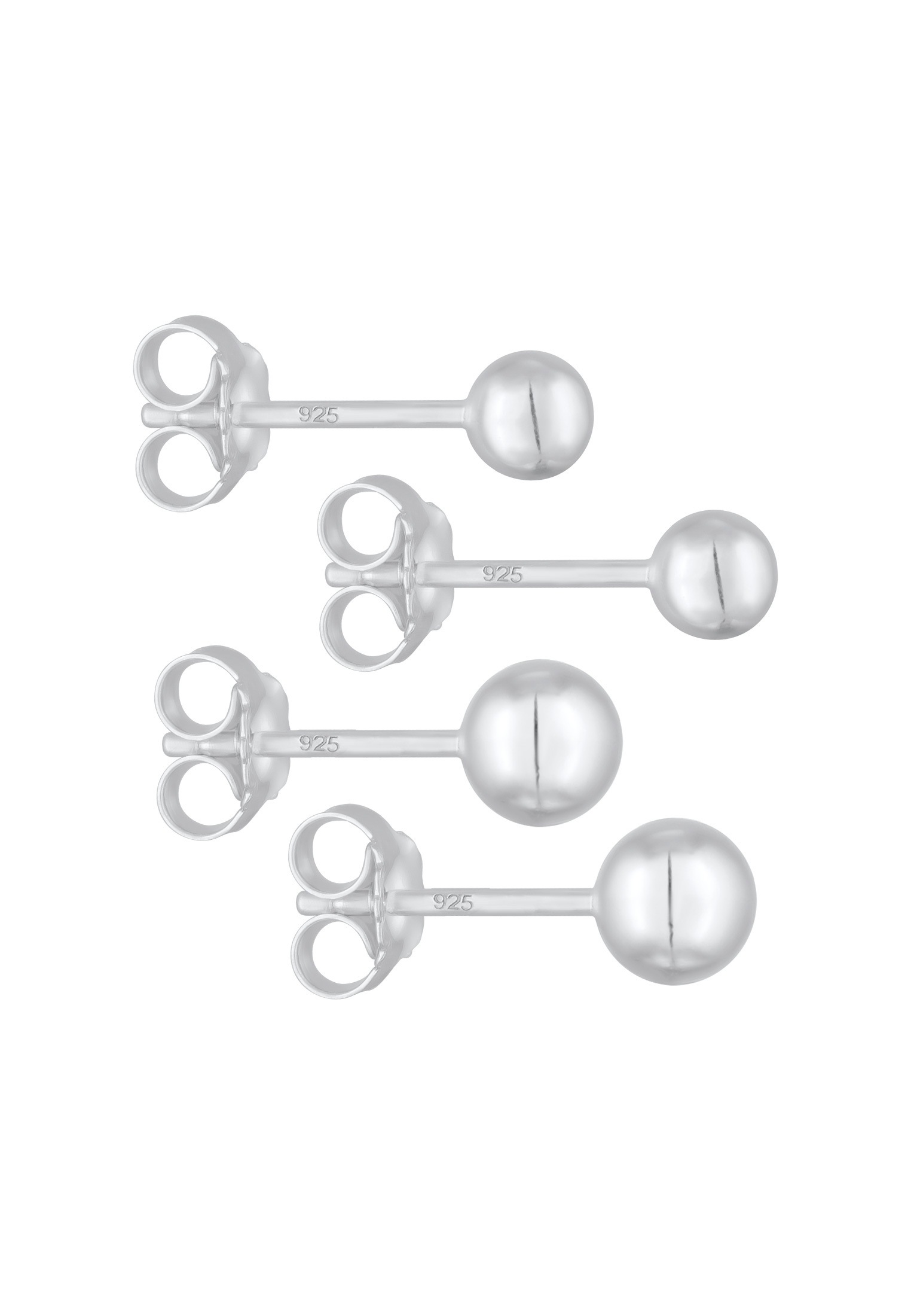 Elli Paar Ohrstecker »Ohrringe Kugel Ohrstecker 2er Set 925 Silber«