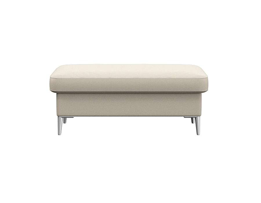 FLEXLUX Pouf »Fiore«, Kaltschaum, Füße Alu