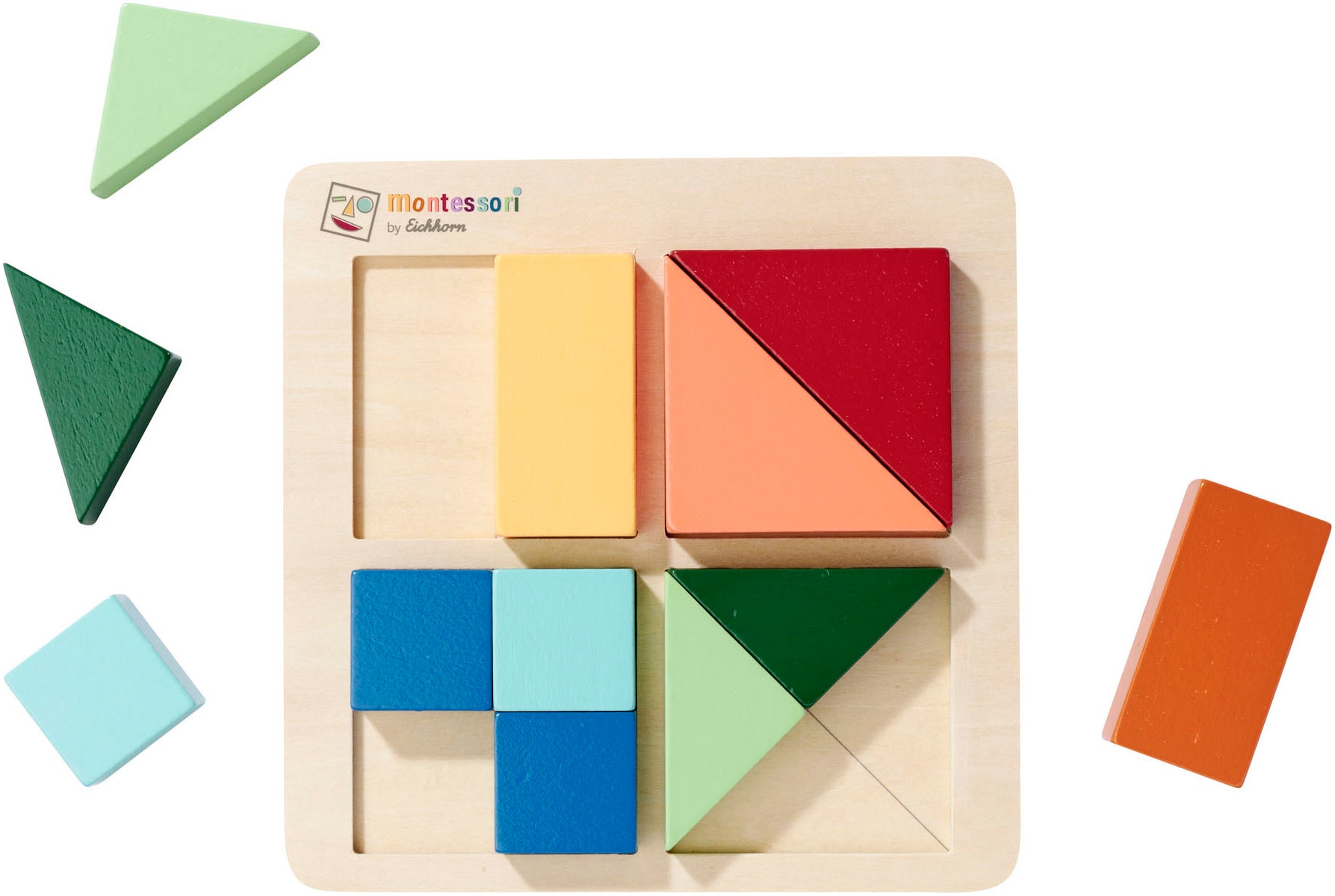Eichhorn Puzzle »Montessori Formenpuzzle«, FSC®- schützt Wald - weltweit