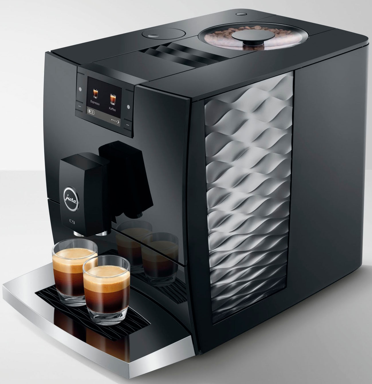 JURA Kaffeevollautomat »15753 C9 (EA), Piano Black« 17 Spezialitäten, WiFi, Hot&Light Brew, Feinschaum