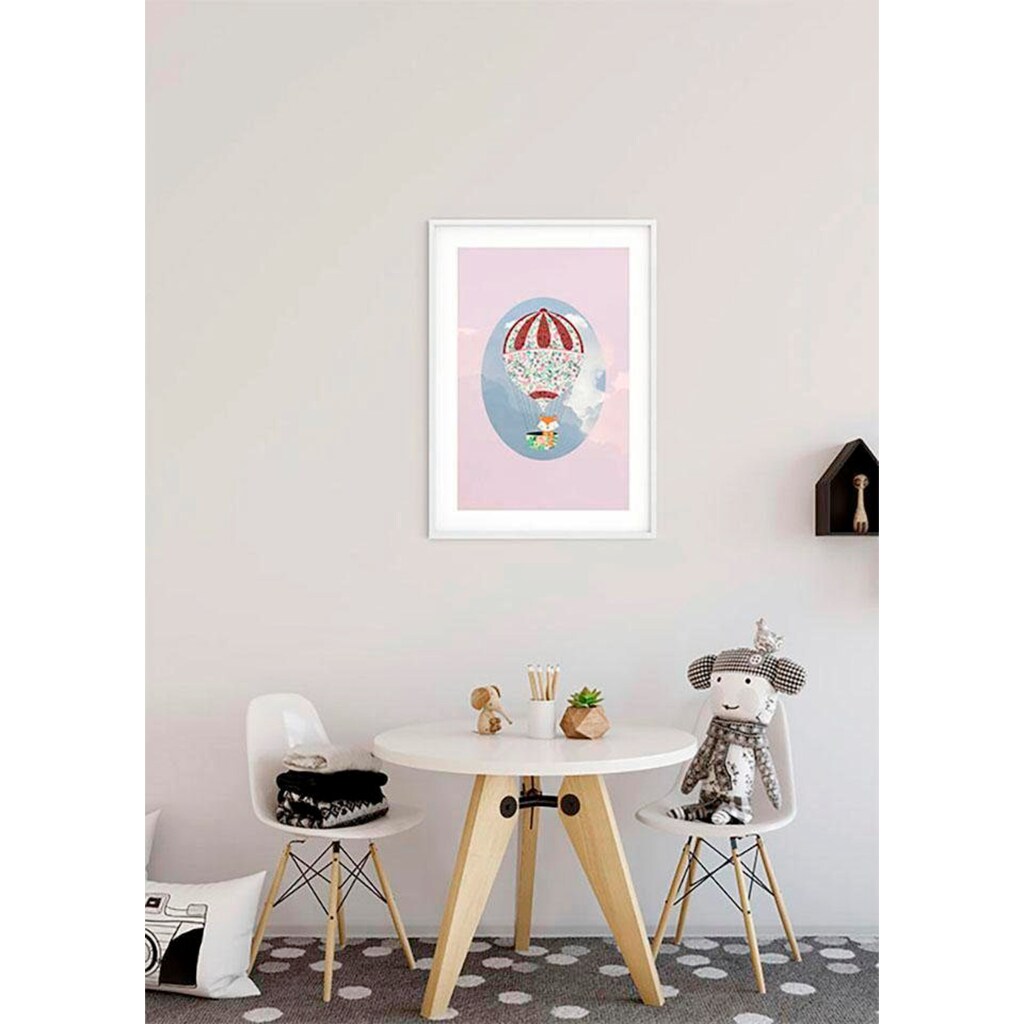 Komar Poster »Happy Balloon Rose«, Figuren, Höhe: 50cm