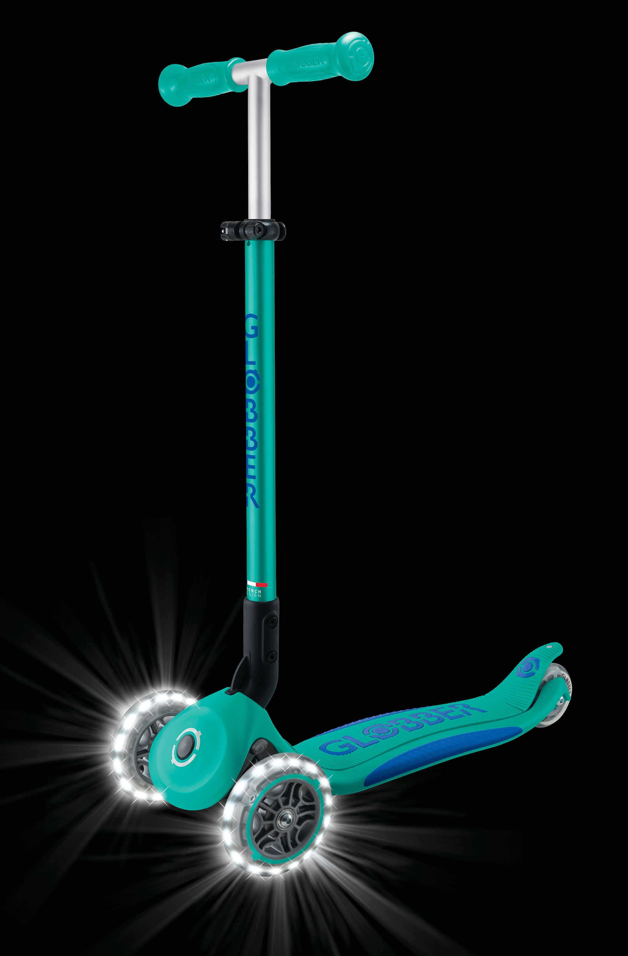 Globber Tretroller »GLOBBER ELITE LIGHTS, mit Leuchtrollen«