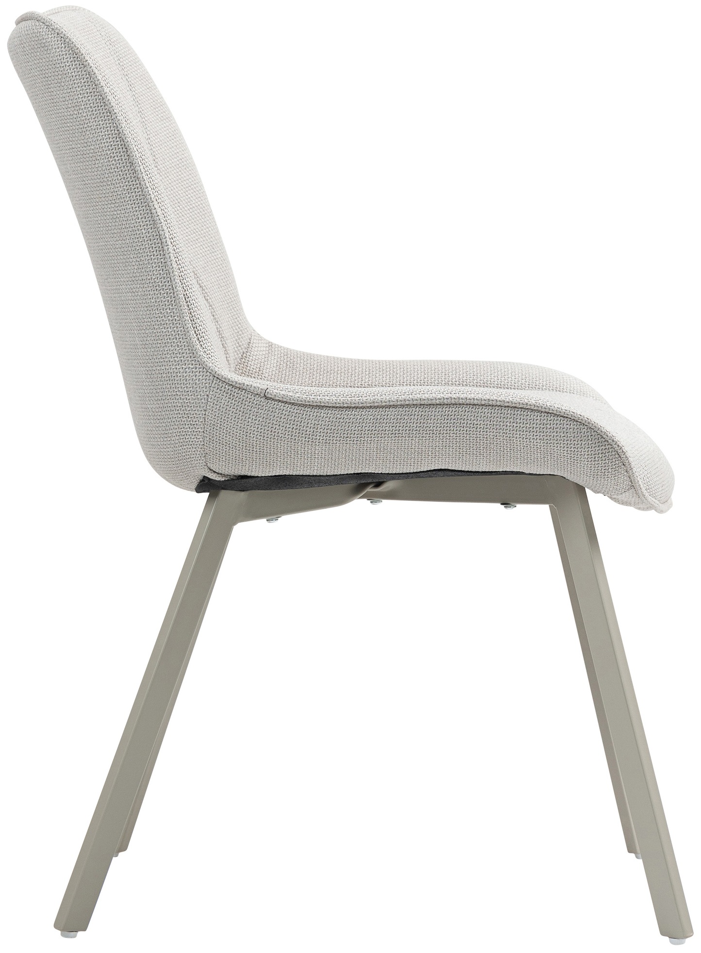 Duo Collection Esszimmerstuhl »Mila« (Set) 4 Stk.mit hellem Gestell in kaschmir Farbe