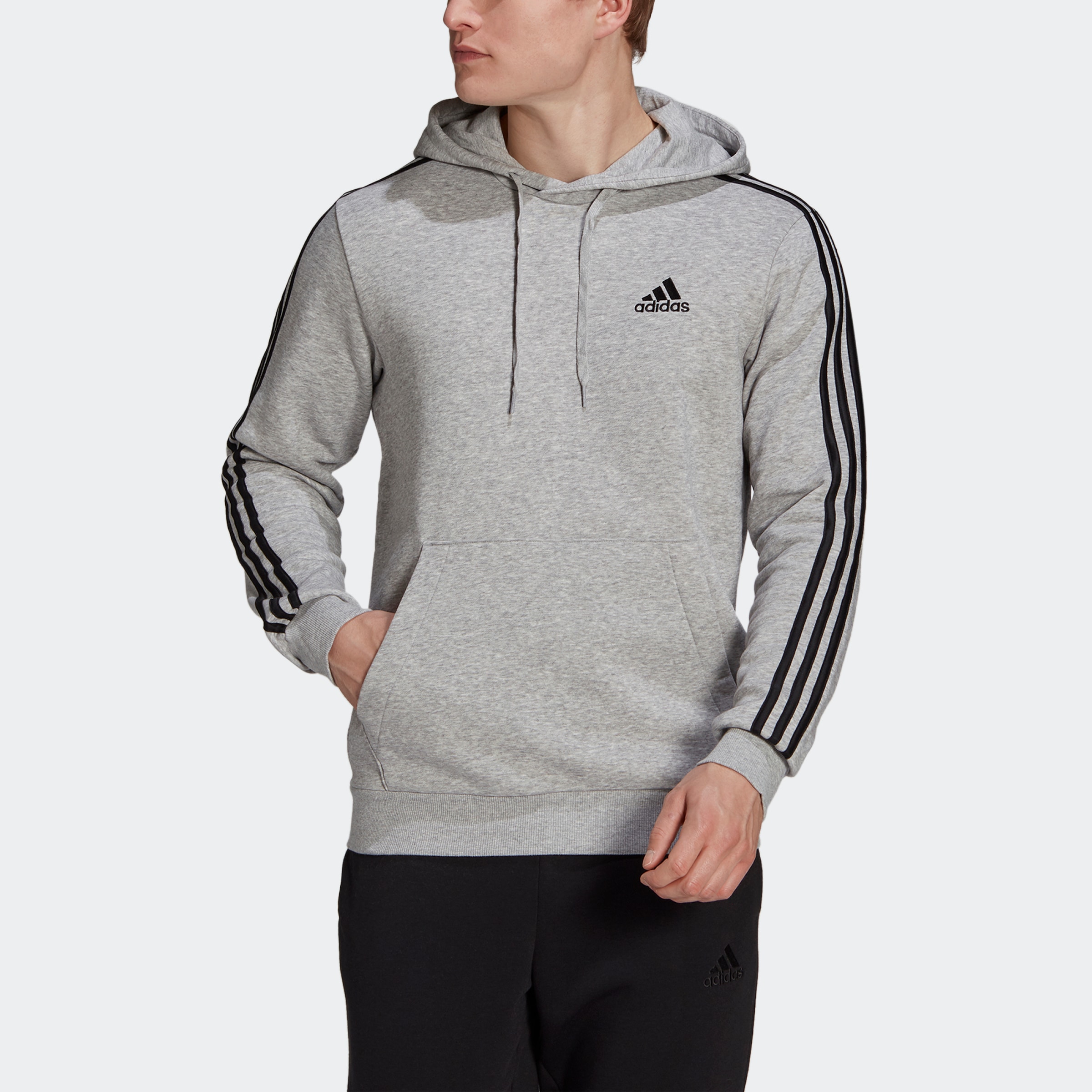 adidas Sportswear Kapuzensweatshirt »ESSENTIALS FLEECE 3STREIFEN HOODIE«