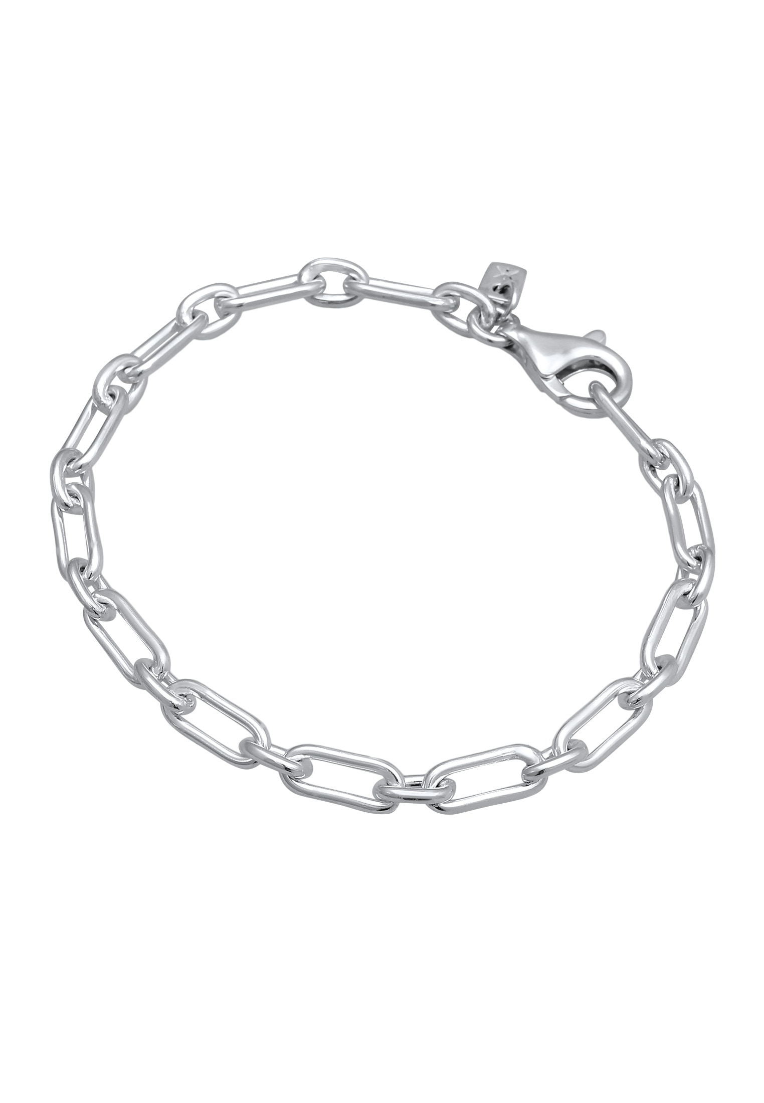 Kuzzoi Armkette »Armband Gliederkette Herren Oval Modern 925 Sterling Silber«