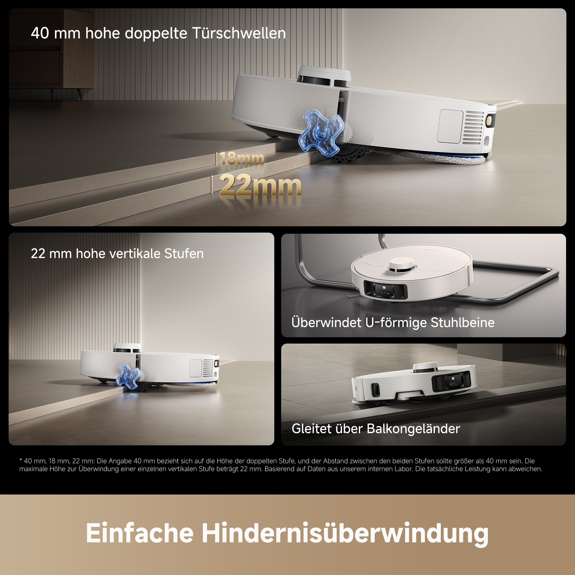 Dreame Saugroboter »Matrix10 Pro« Basisstation, App-Steuerung