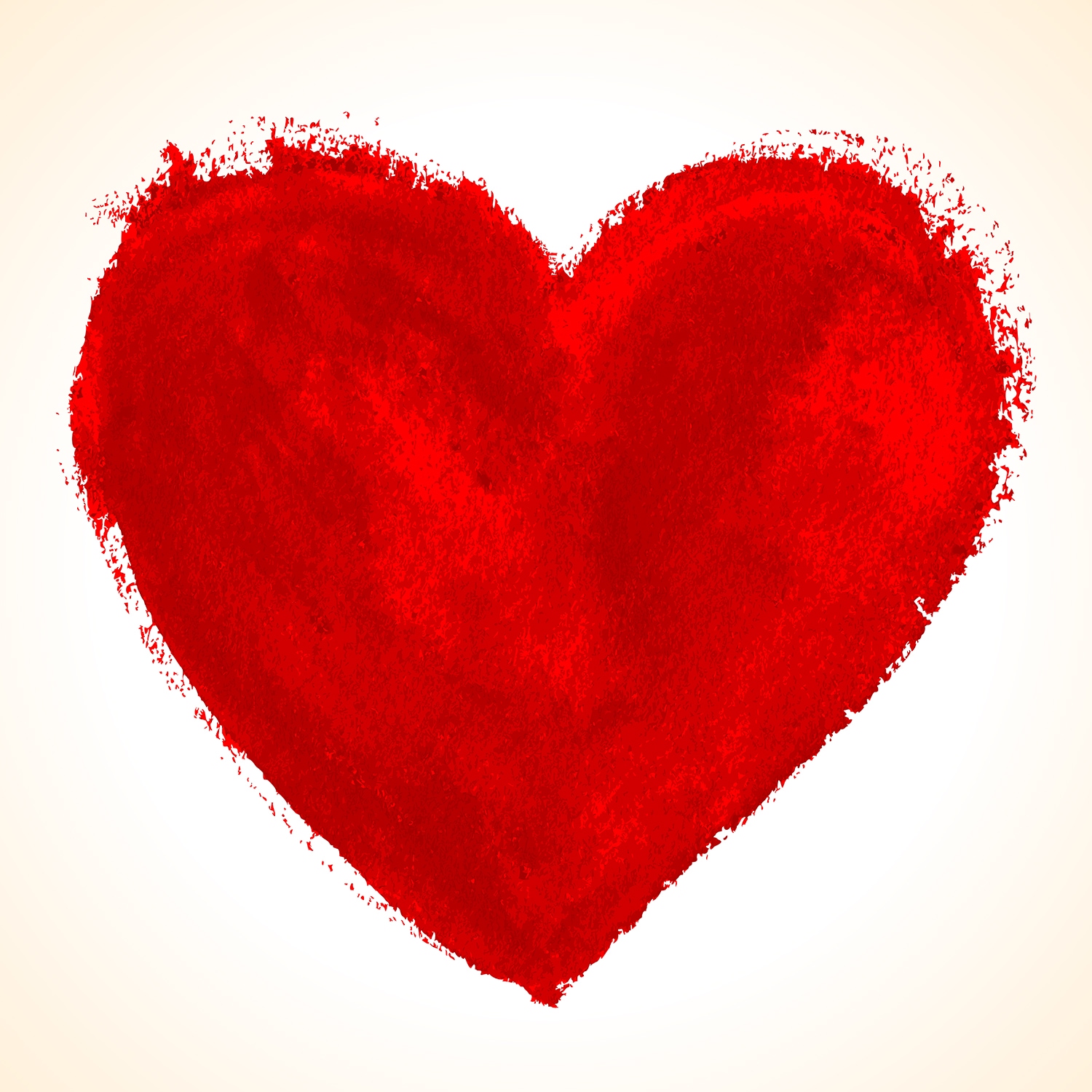 queence Leinwandbild »Danika«, Herz-Herzbilder, (1 St.), Rotes Herz, Bild mit Herz, Wandbild, Deko