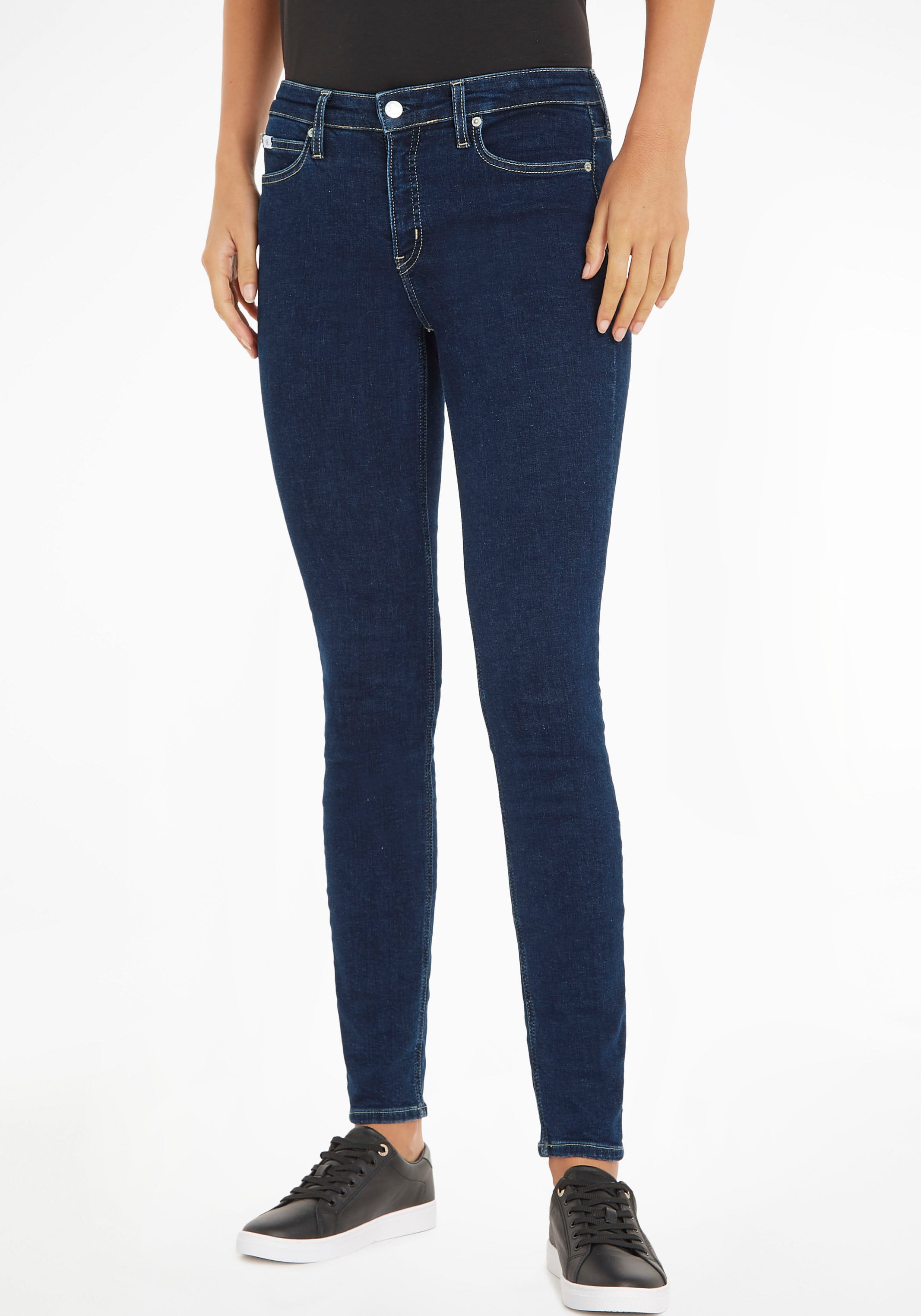 SKINNY« Online Klein RISE Shop »MID Jeans Calvin im Skinny-fit-Jeans OTTO