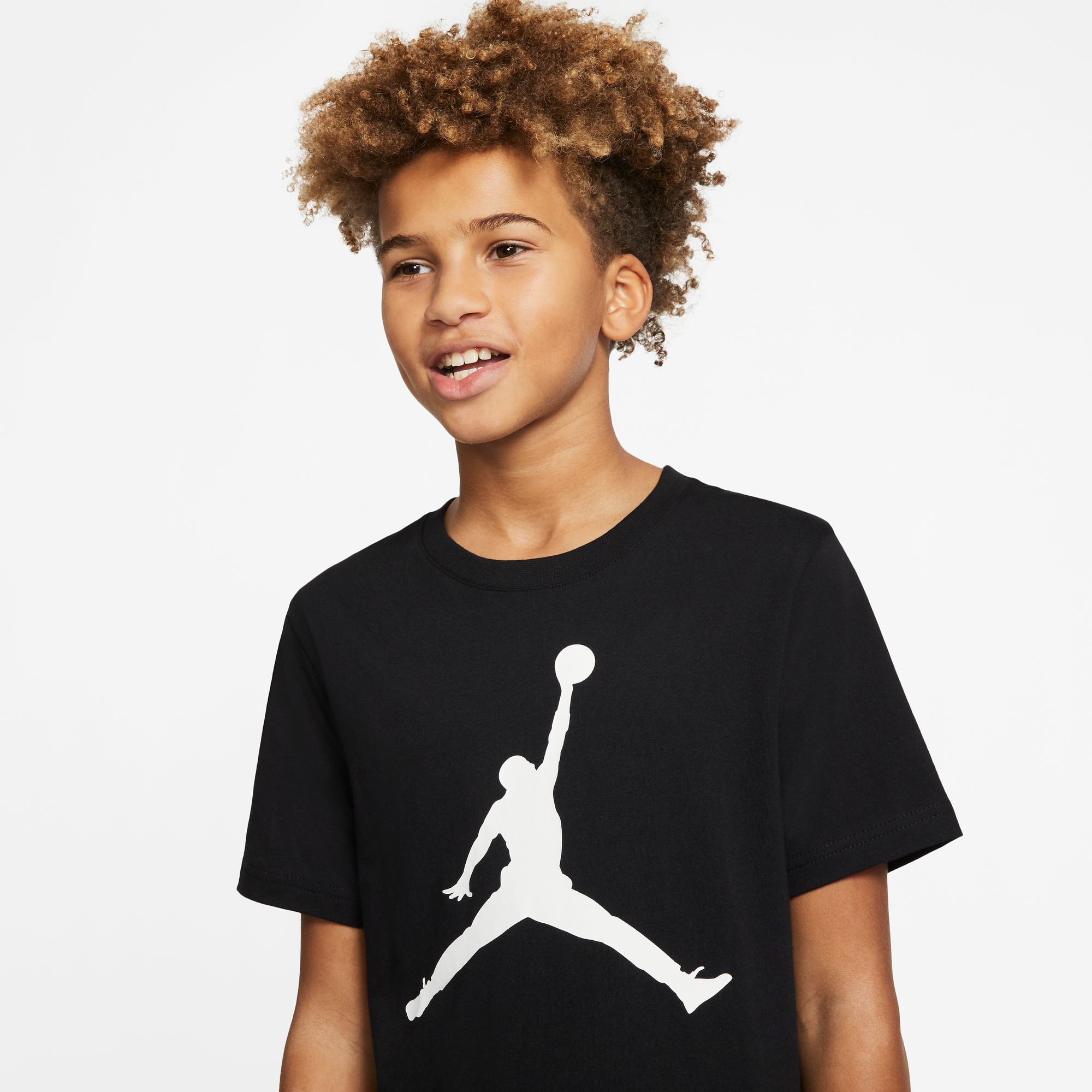 Jordan T-Shirt »JUMPMAN TEE« sportlicher Look, aus Baumwolle und Polyester, weiches Jersey-Material