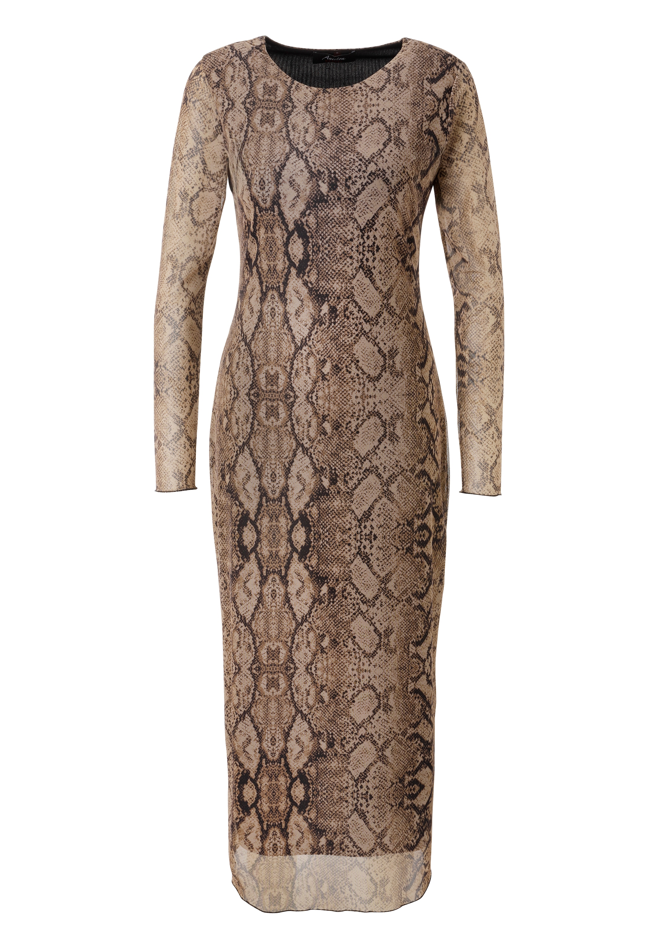 Aniston CASUAL Maxikleid mit grafischen Muster in Schlangen-Optik - NEUE KOLLEKTION