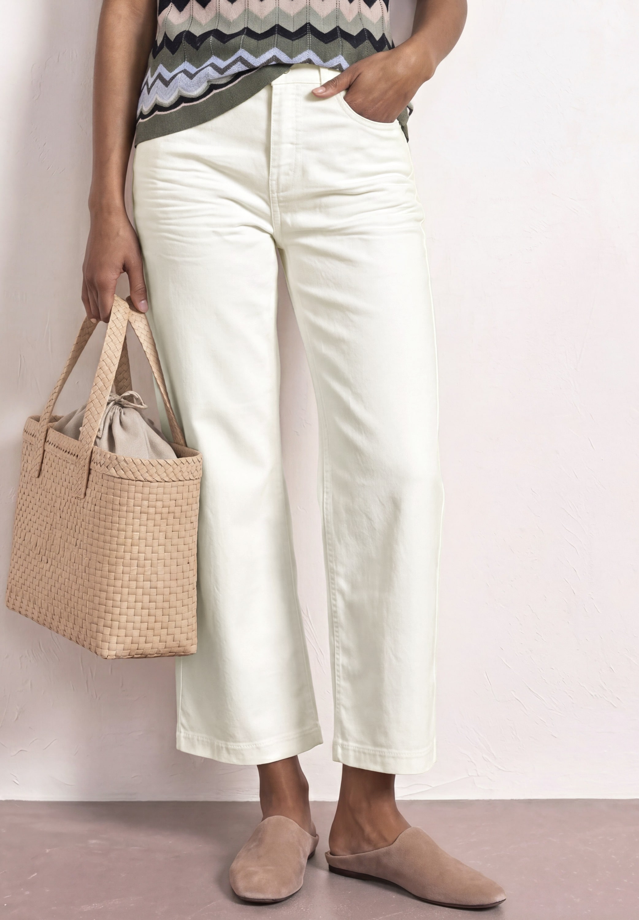 STREET ONE Loose-fit-Jeans »Style Emee« mit weitem Bein