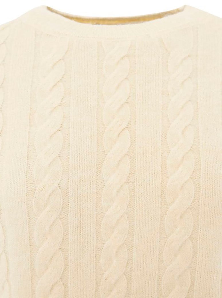 Zwillingsherz Strickpullover »"Zopfstrick"« Rundhalsausschnitt, Zopfstrick, Langarm