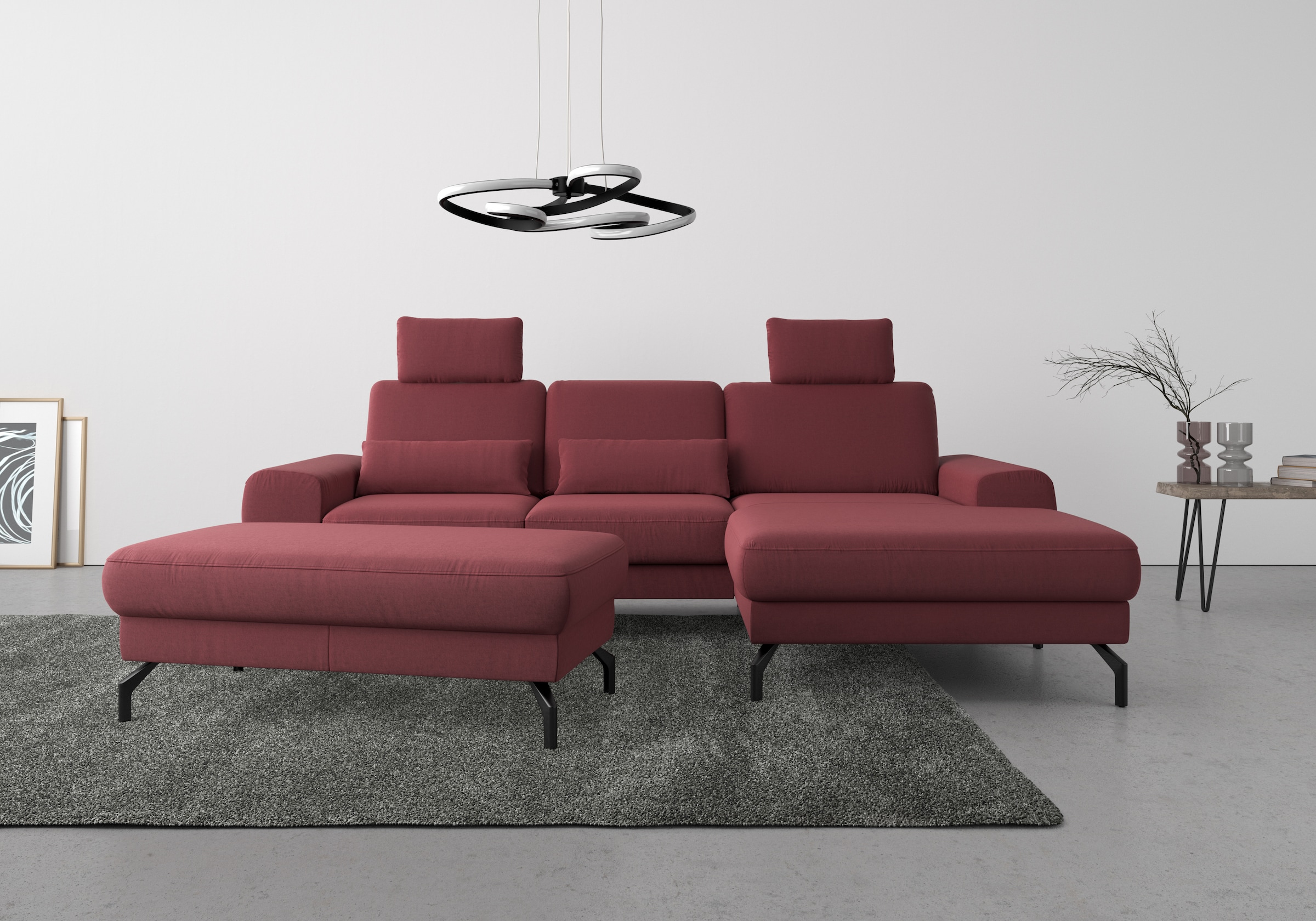 sit&more Hockerbank »Cinturo«, mit Federkern, Sitzhöhe 48 cm