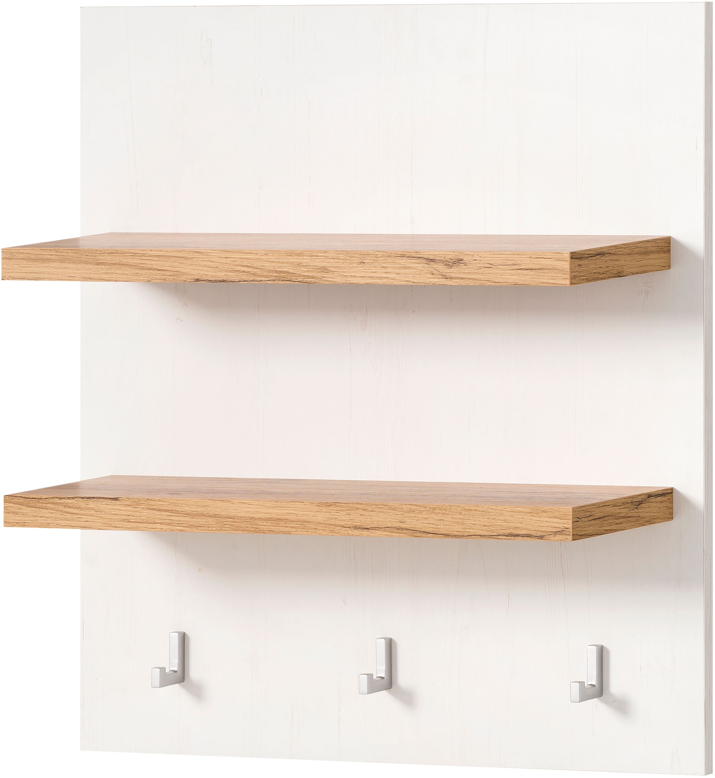 KOCHSTATION Küchenzeile »KS-Westminster, Pantryküche im Landhaus Stil, hochwertige Metallgriffe«, (Set), Breite 164 cm, Kommode, Wandpaneel, Hängeschrank und Herdumbau