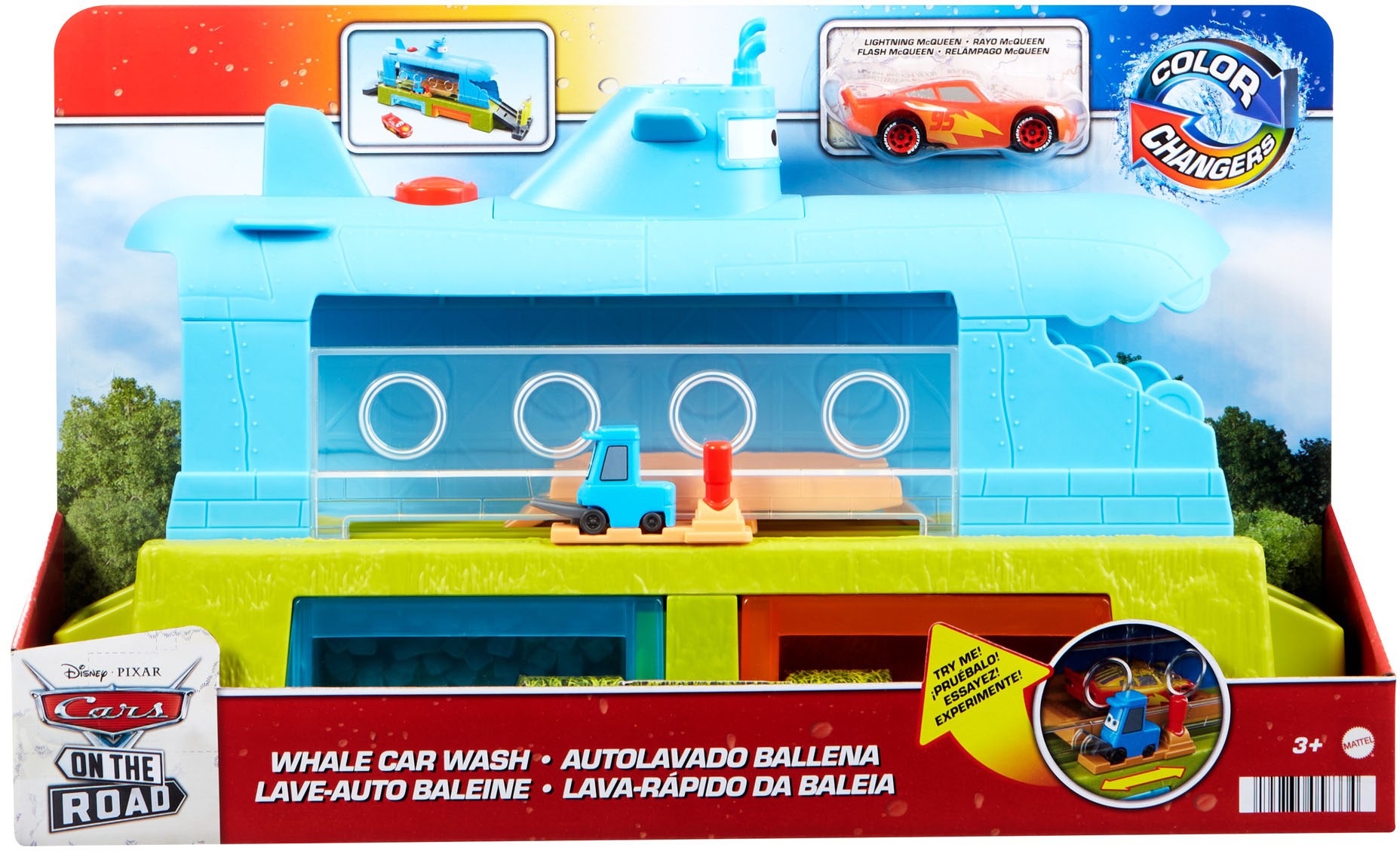 Mattel® Spiel-Gebäude »Disney Pixar Cars Color Change U-Boot-Autowaschspielset«