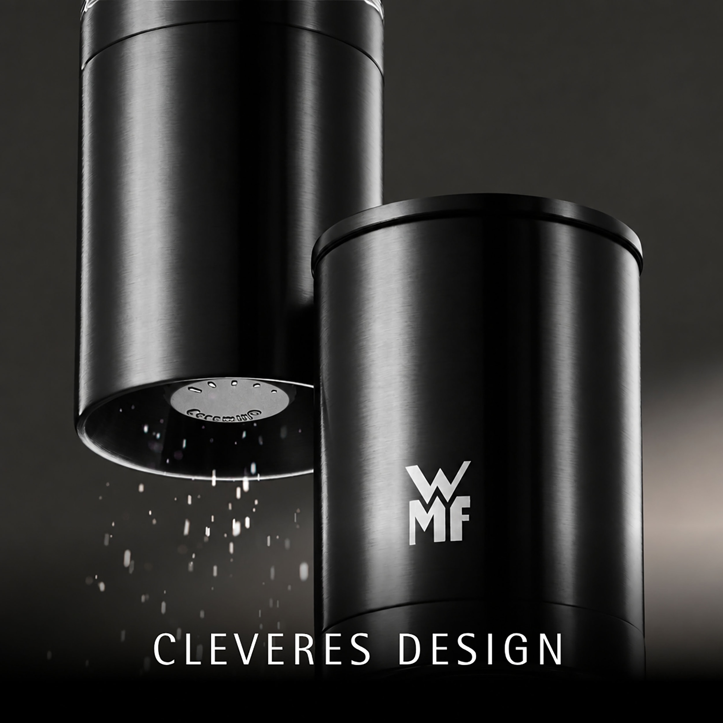 WMF Gewürzmühle »Signature« Keramikmahlwerk, einstellbarer Mahlgrad, Deckel, transparentes Glas