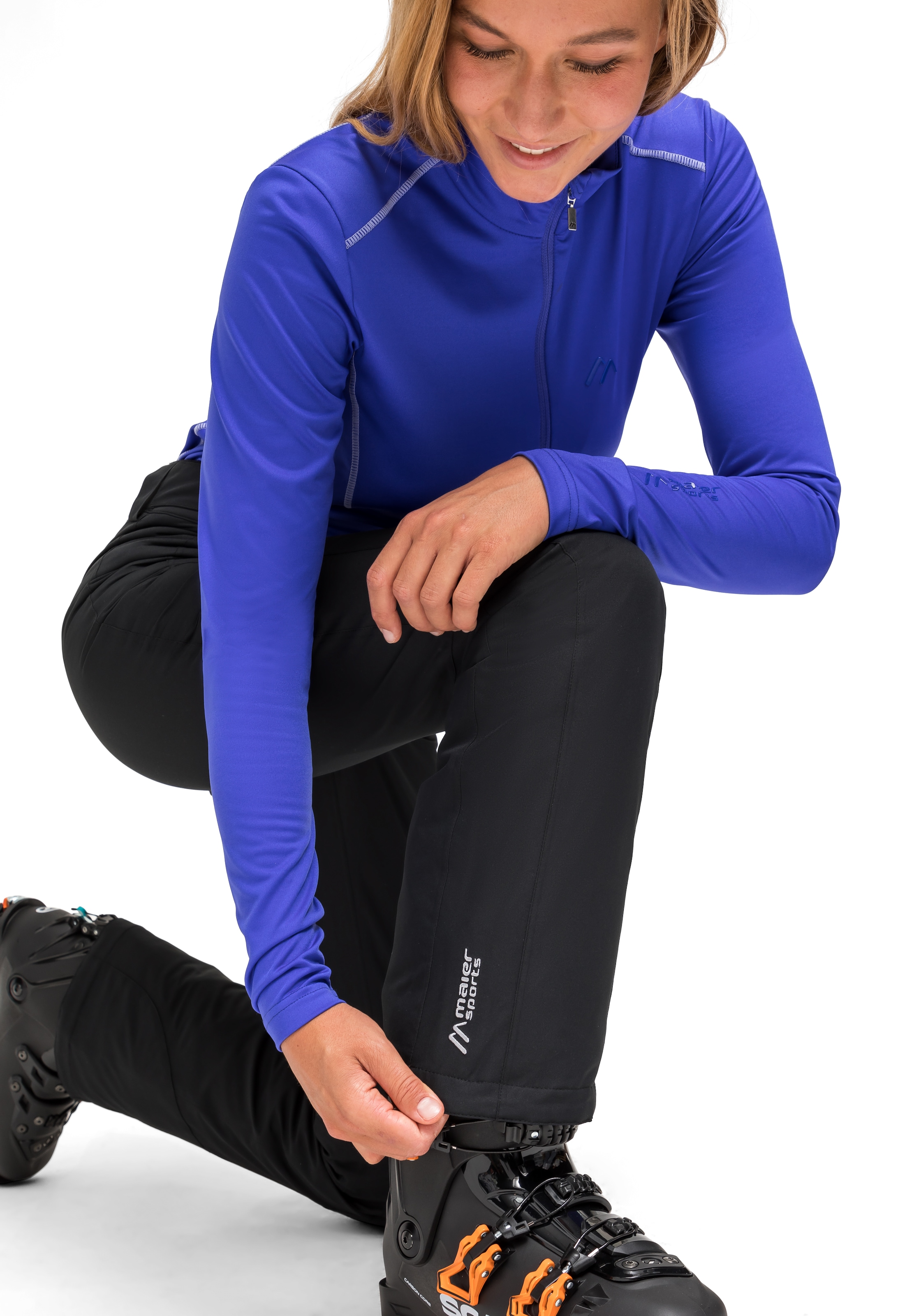 Maier Sports Skihose »Beate«, Damen Schneehose, wind- und wasserdicht, verstellbarer Bund, Regular Fit