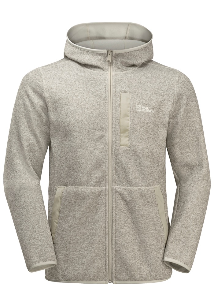 Jack Wolfskin Fleecejacke »TANNENSPUR HOODED JKT M«, mit Kapuze