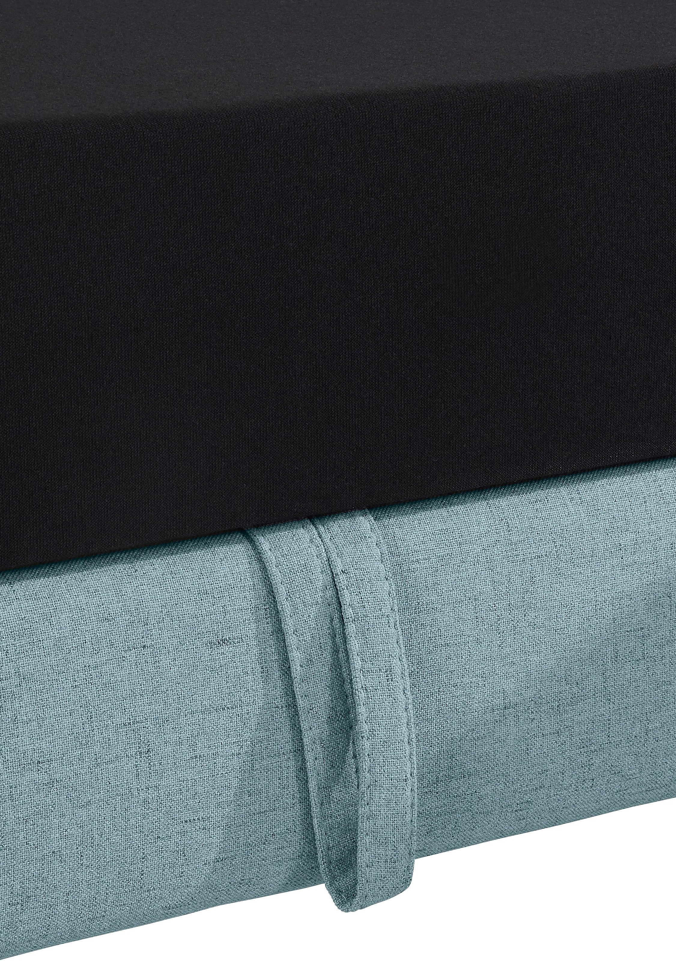 sit&more Ecksofa »Varese L-Form«, mit Federkern, wahlweise mit Bettfunktion und Stauraum