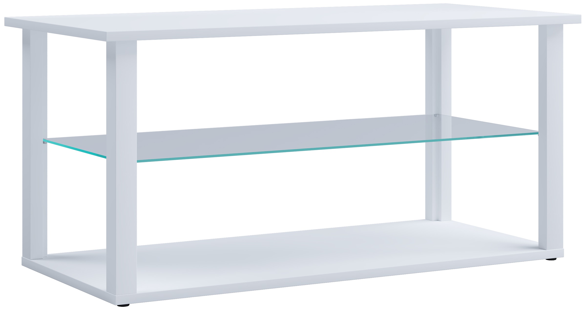 VCM Beistelltisch »Holz Sofatisch Couchtisch Glas Tisch Wanilo L«