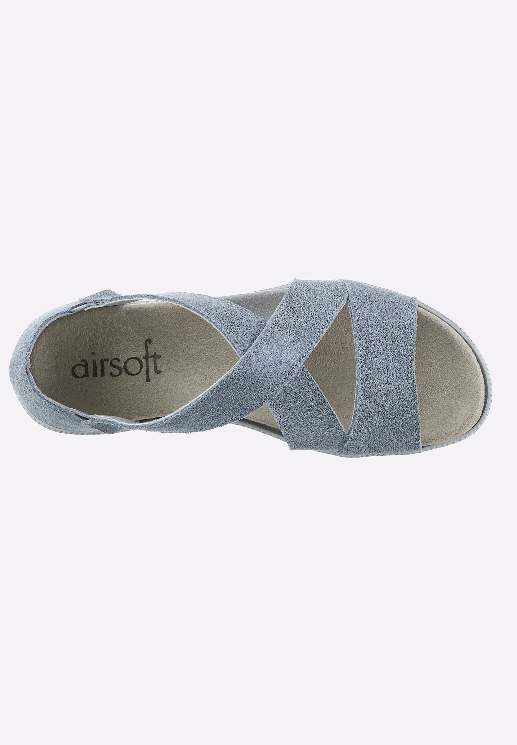 airsoft modern+ Sandalette »Sandalette Sandalette mit Wechselfußbett«